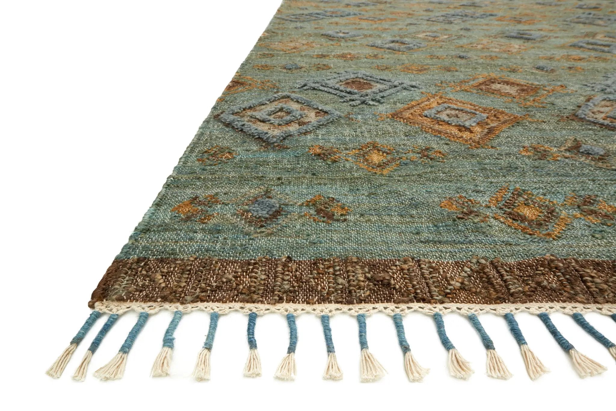 Owen OW-04 Sea / Blue Area Rug by Loloi