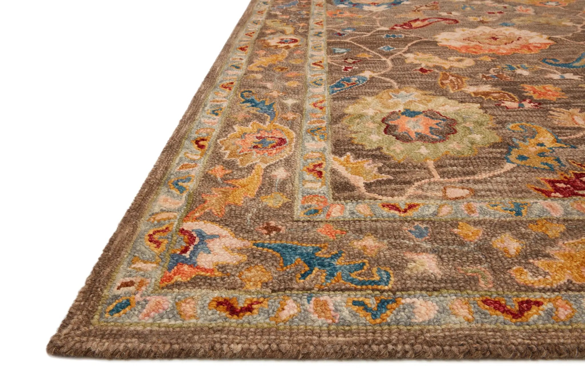 Padma PMA-01 Charcoal / Multi Area Rug by Loloi