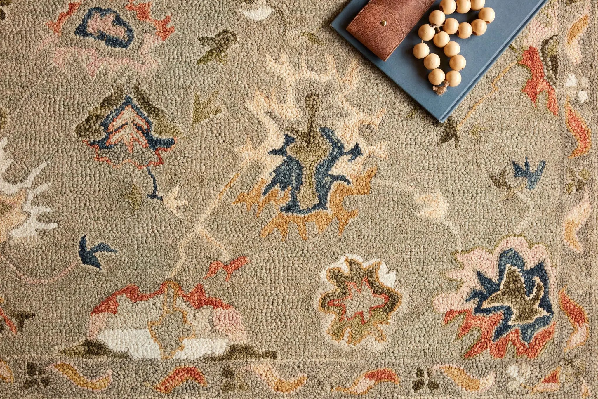 Padma PMA-02 Grey / Multi Area Rug by Loloi