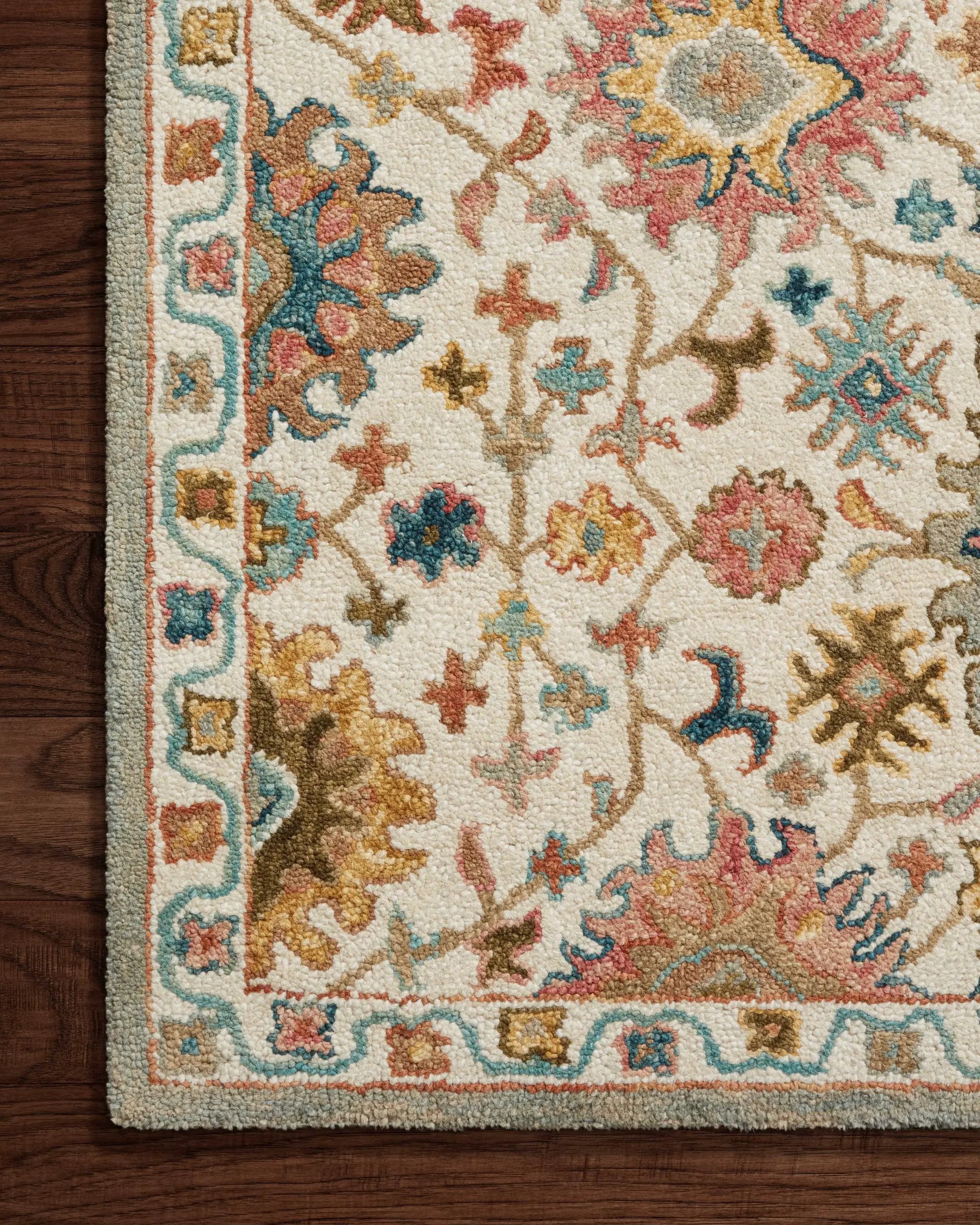 Padma PMA-05 Ivory / Multi Area Rug by Loloi
