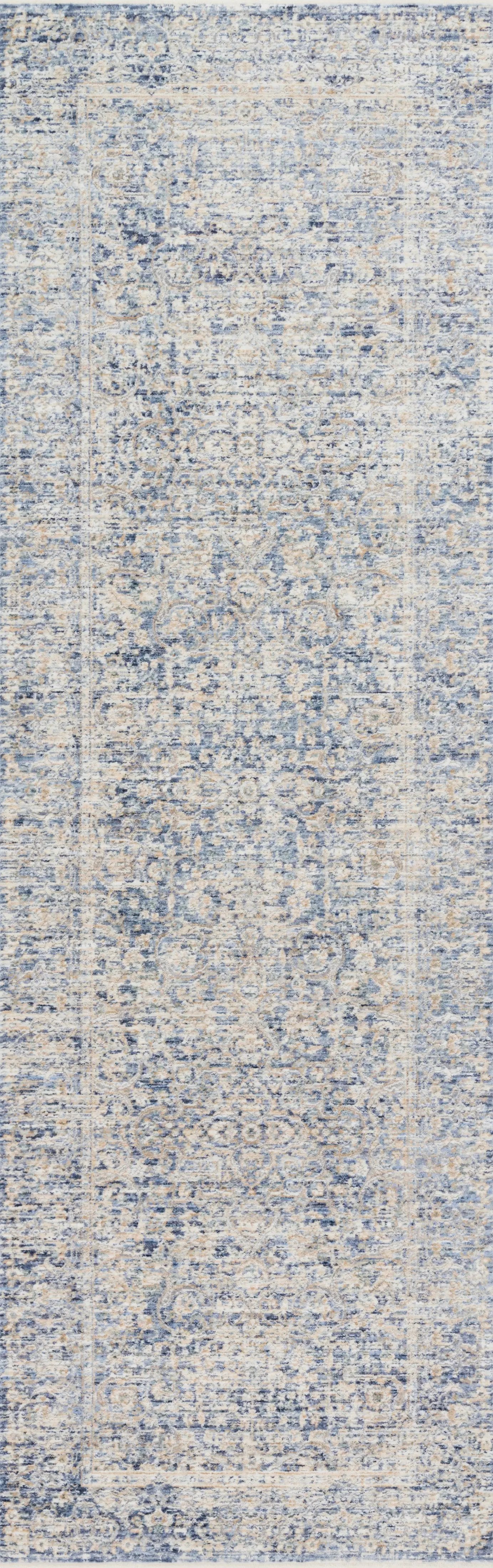 Pandora PAN-01 Blue / Gold Area Rug by Loloi