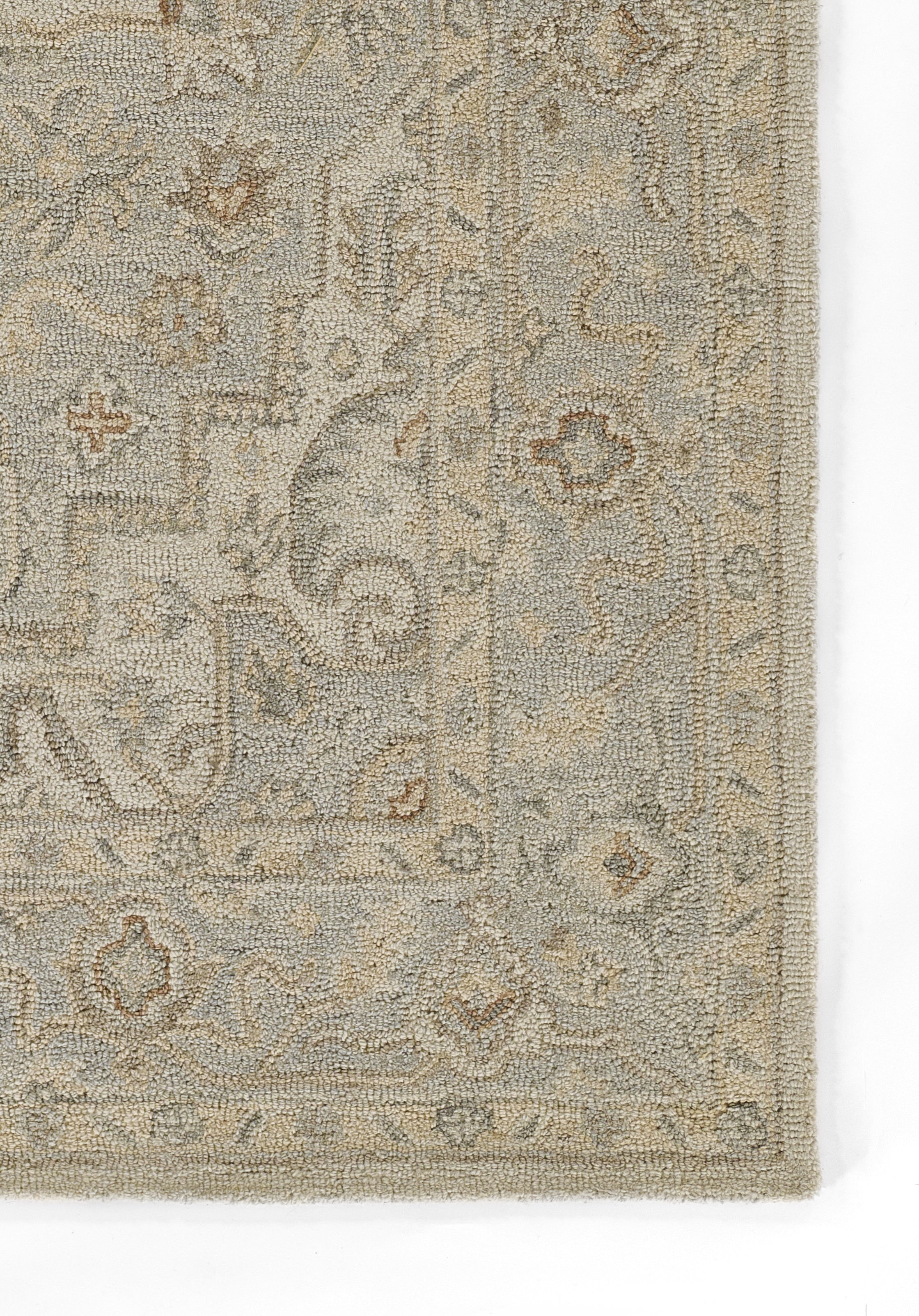 Momeni Pasha PSH-1 Light Blue Hand Tufted Area Rug