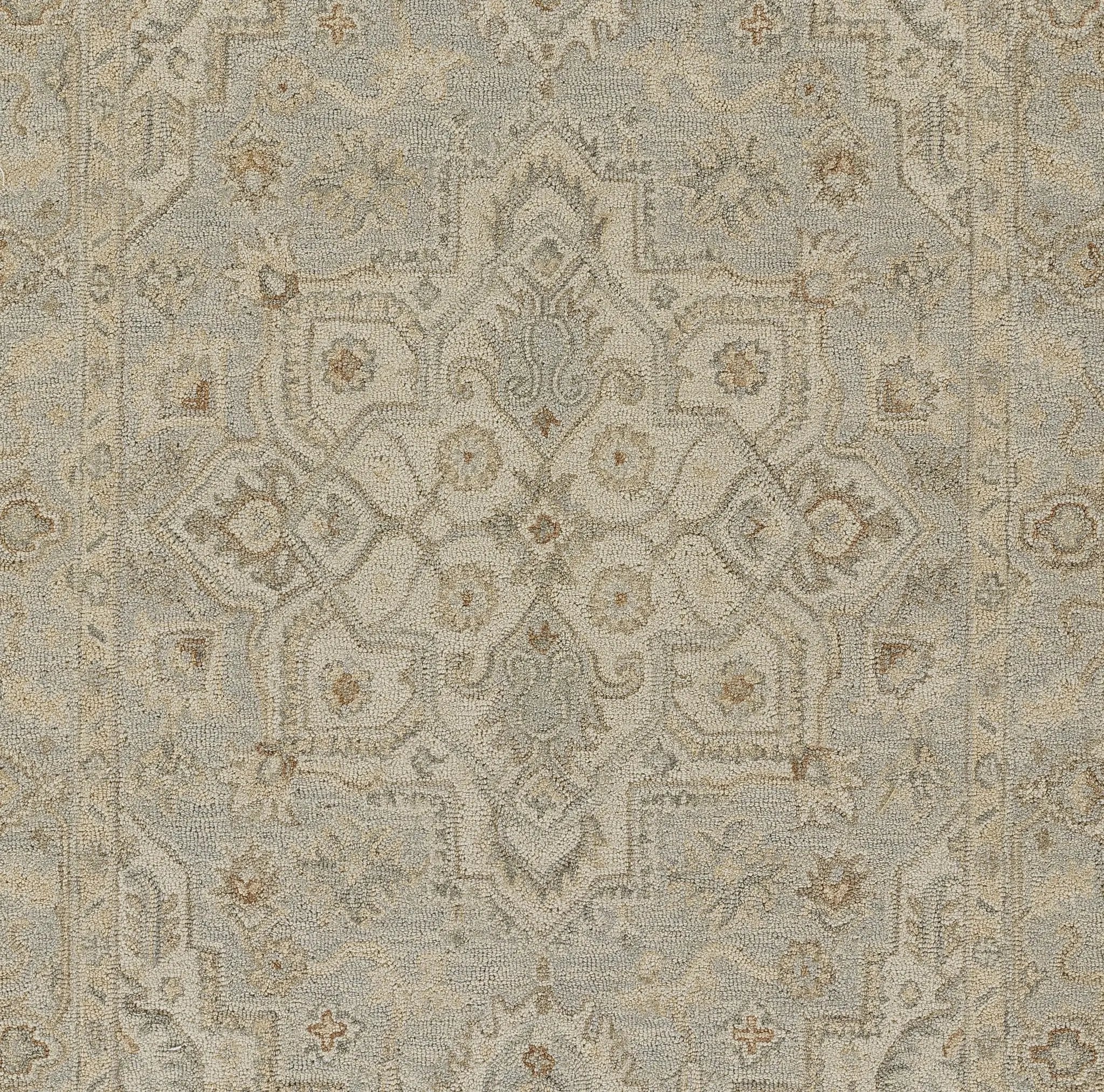 Pasha PSH-1 Light-Blue Area Rug by Momeni