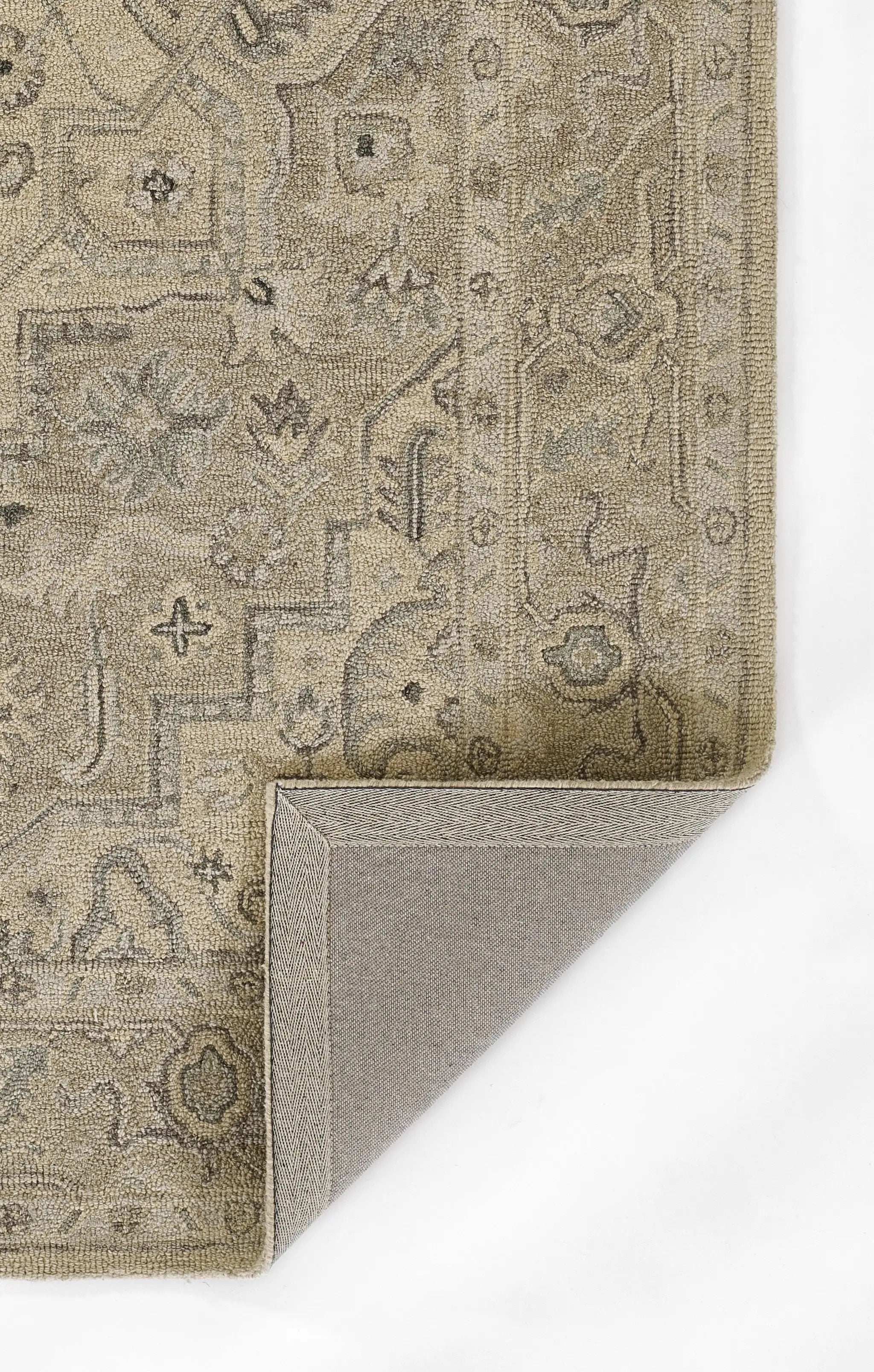 Pasha PSH-1 Taupe Area Rug by Momeni