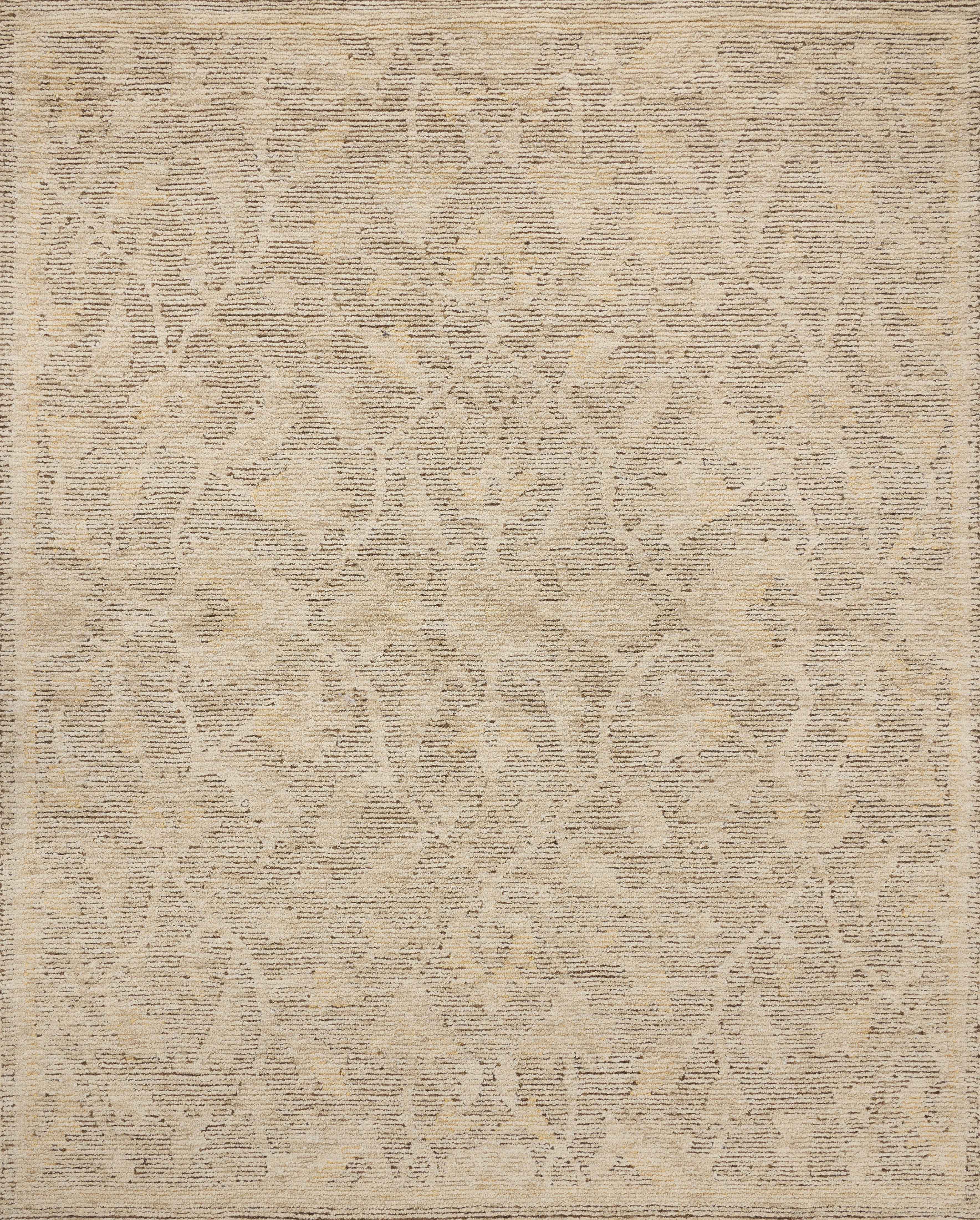 Layered in coffee and warm natural hues with ribbed and high-low textured patterns, the Penny PEN-02 Coffee / Natural Area Rug is a hand-tufted wool area rug perfect for any setting