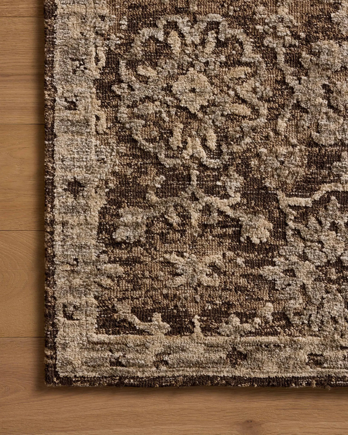 Percival PCV-02 Bark / Pebble Area Rug by Loloi