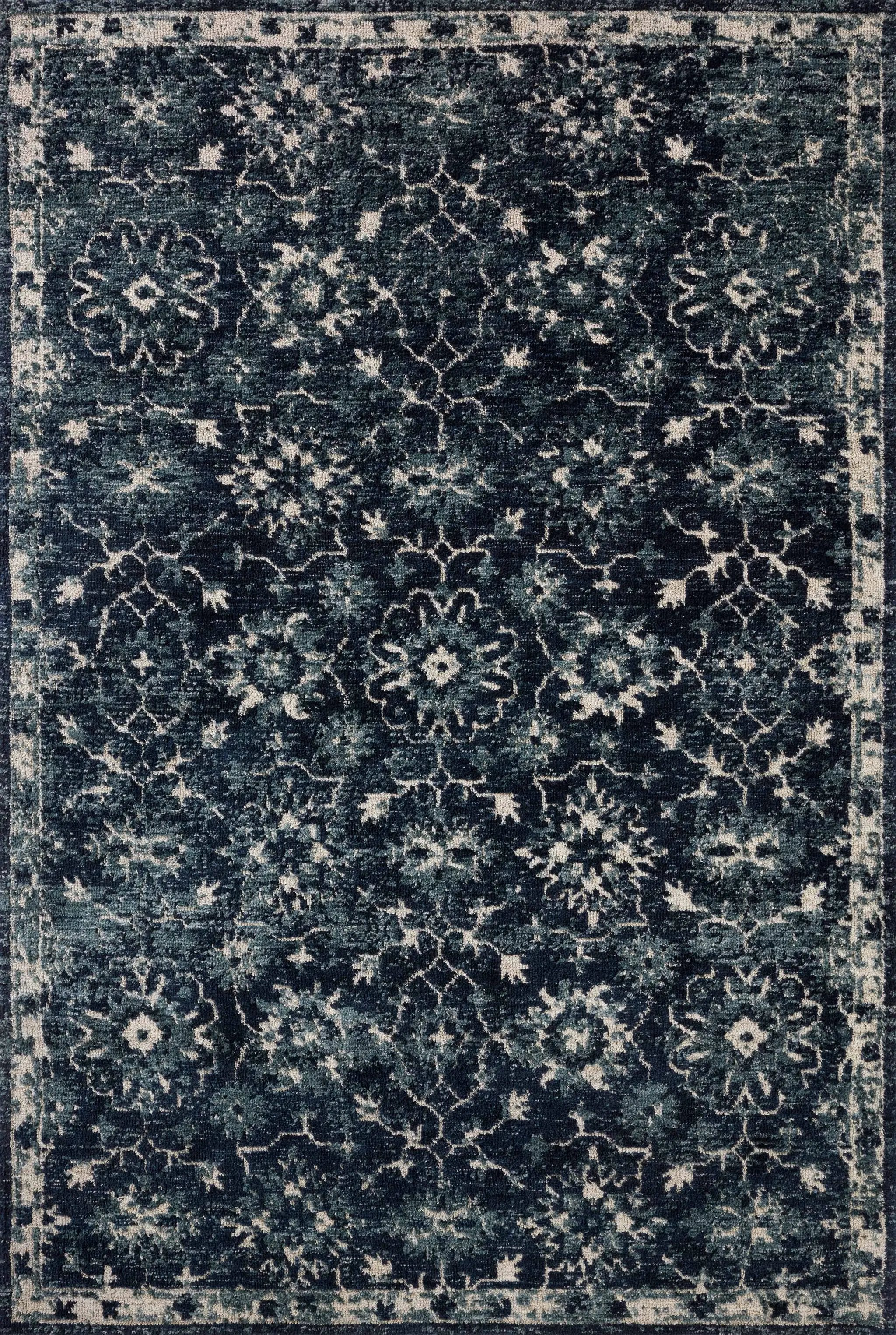 Percival PCV-02 Navy / Ivory Area Rug by Loloi