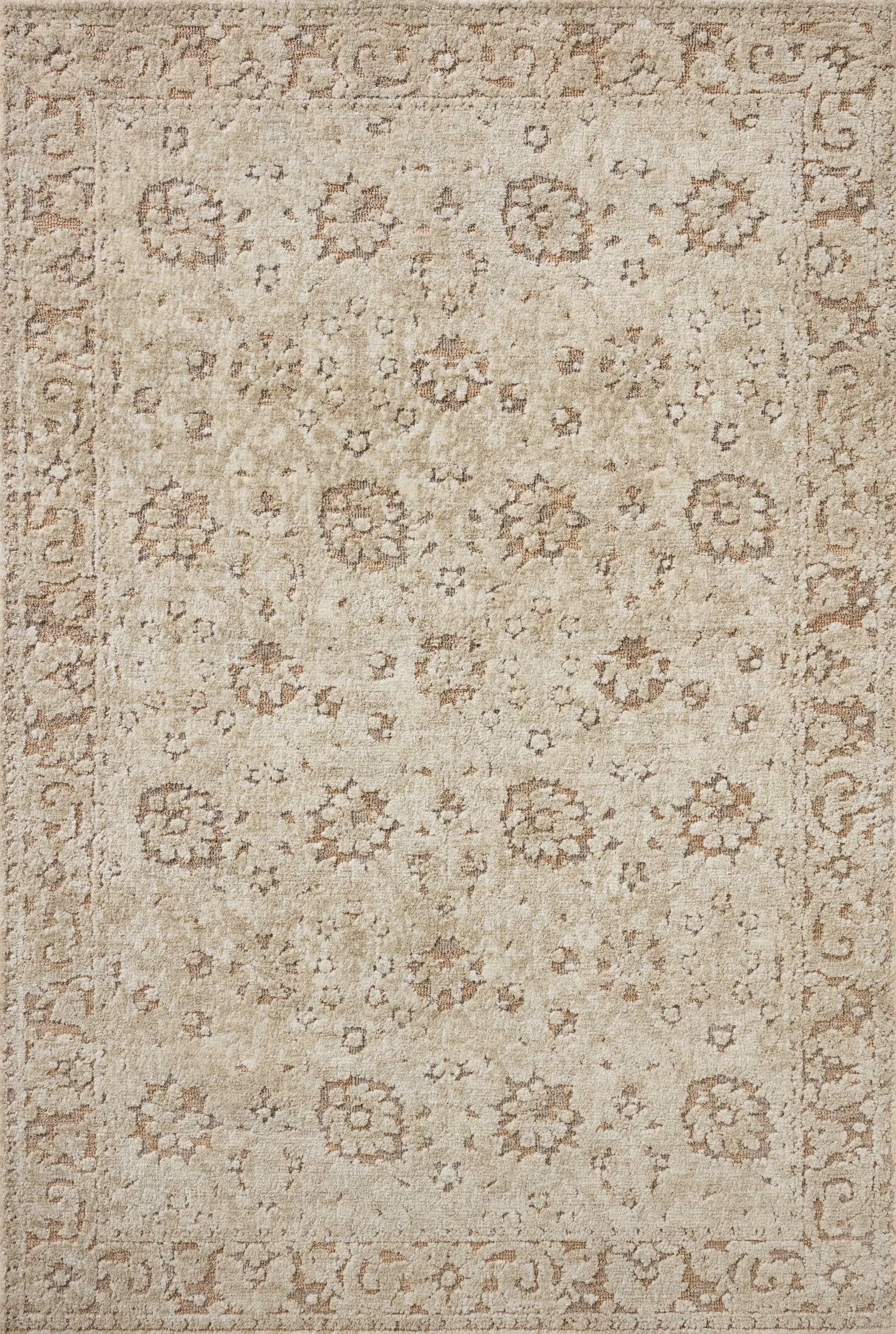 Percival PCV-04 Natural / Salmon Area Rug by Loloi