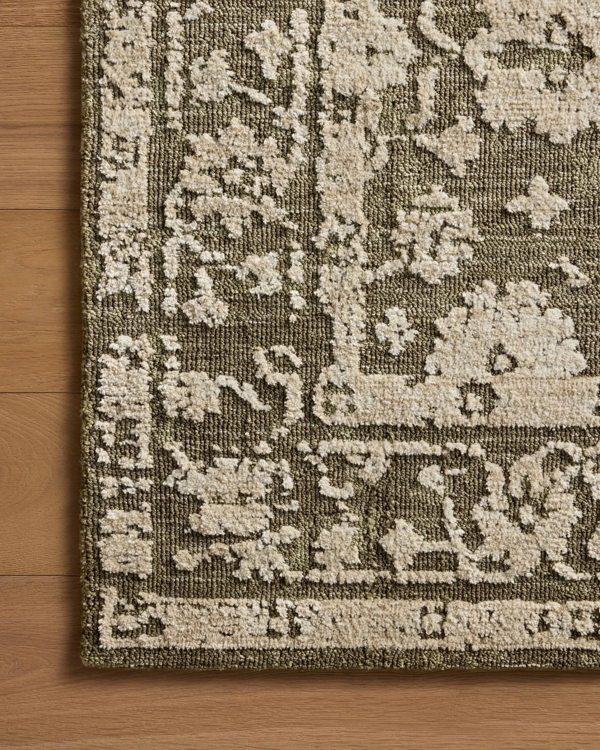 Percival PCV-06 Moss / Natural Area Rug by Loloi