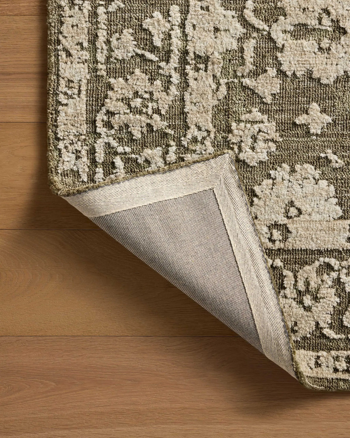 Percival PCV-06 Moss / Natural Area Rug by Loloi