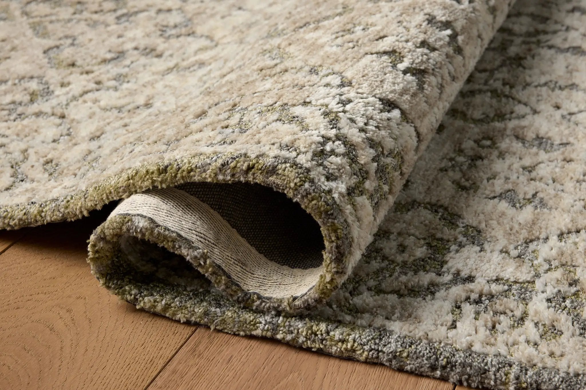 Percival PCV-07 Sage / Stone Area Rug by Loloi