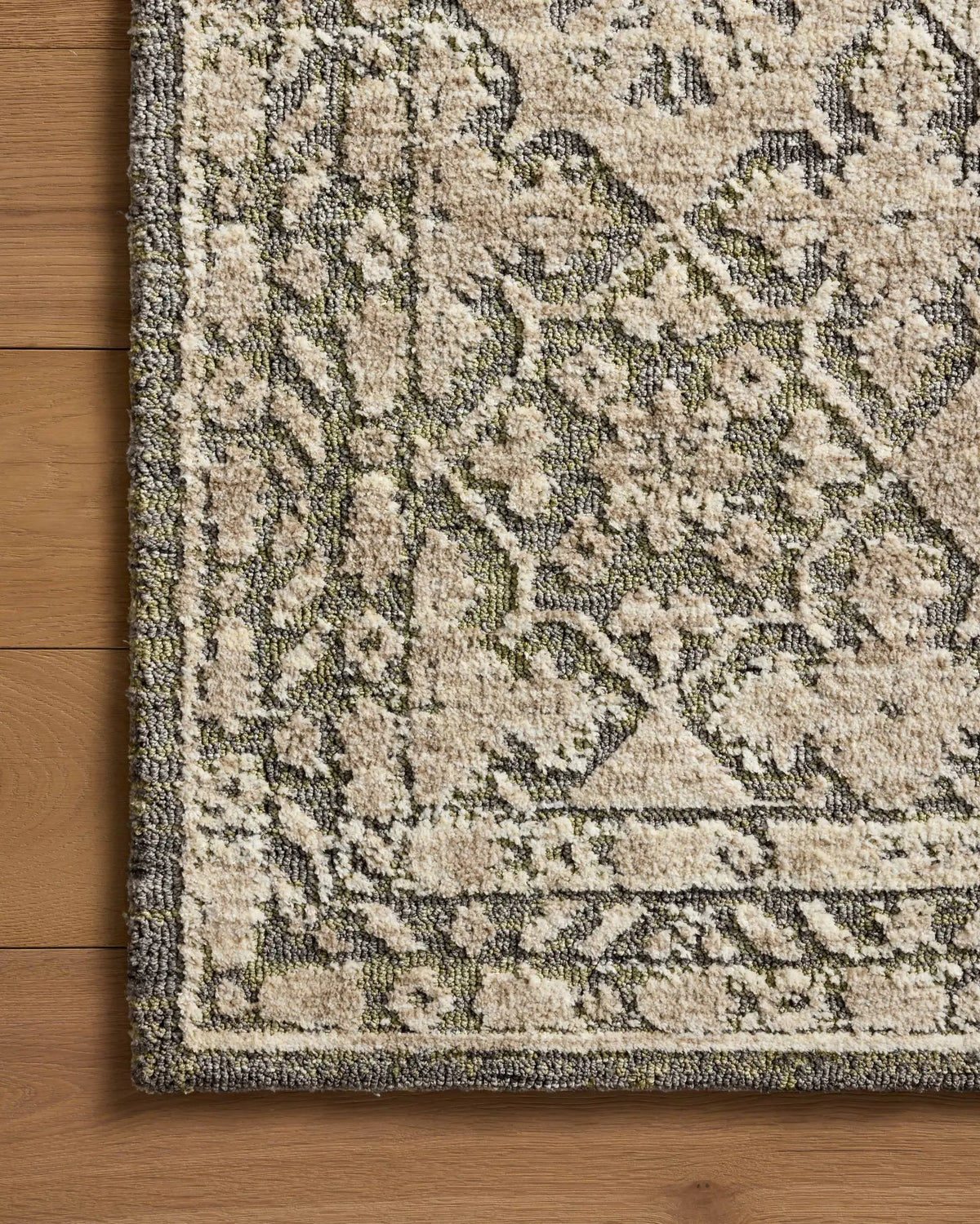 Percival PCV-07 Sage / Stone Area Rug by Loloi