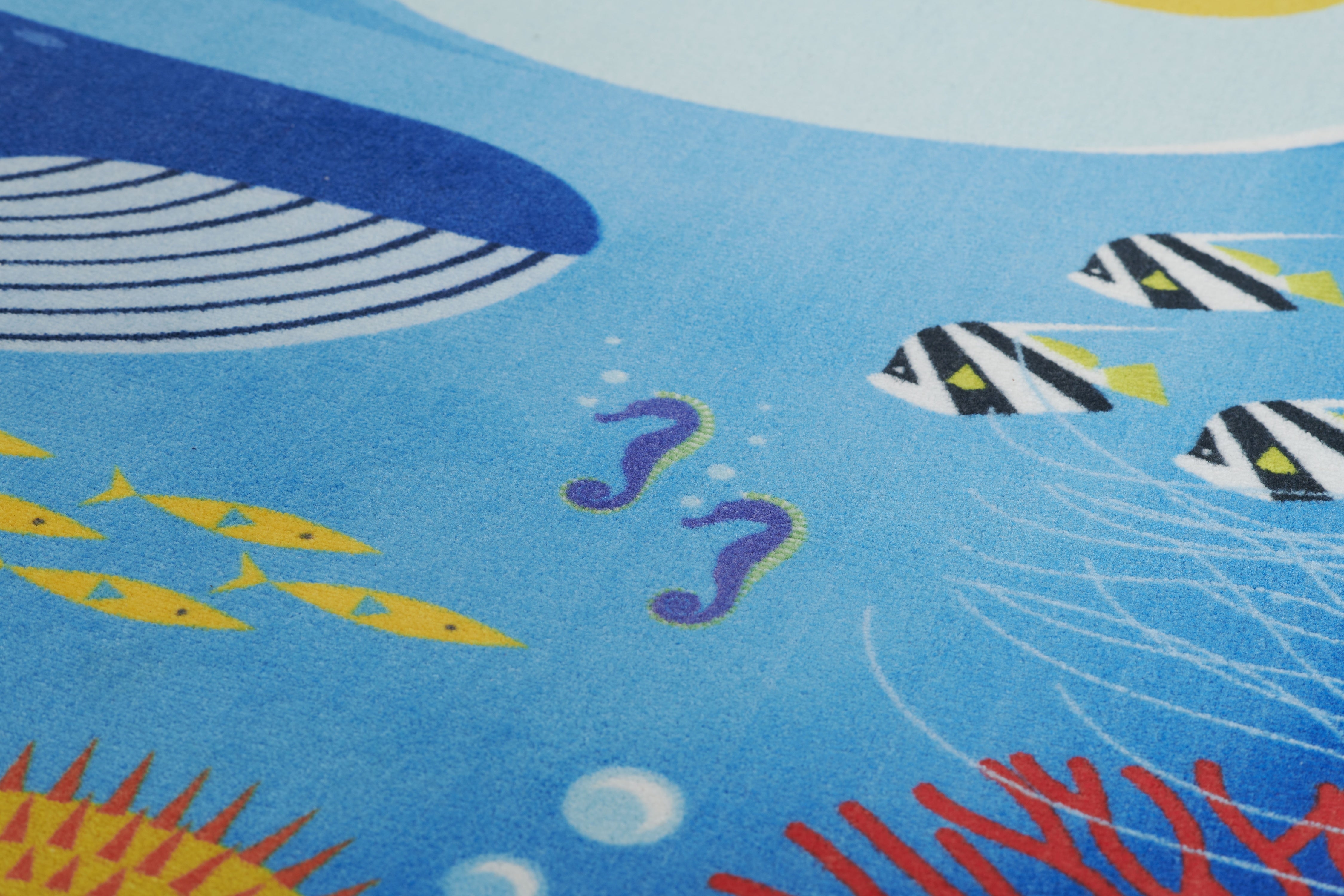 Momeni Playground PLY-3 Ocean Blue Kid Rug