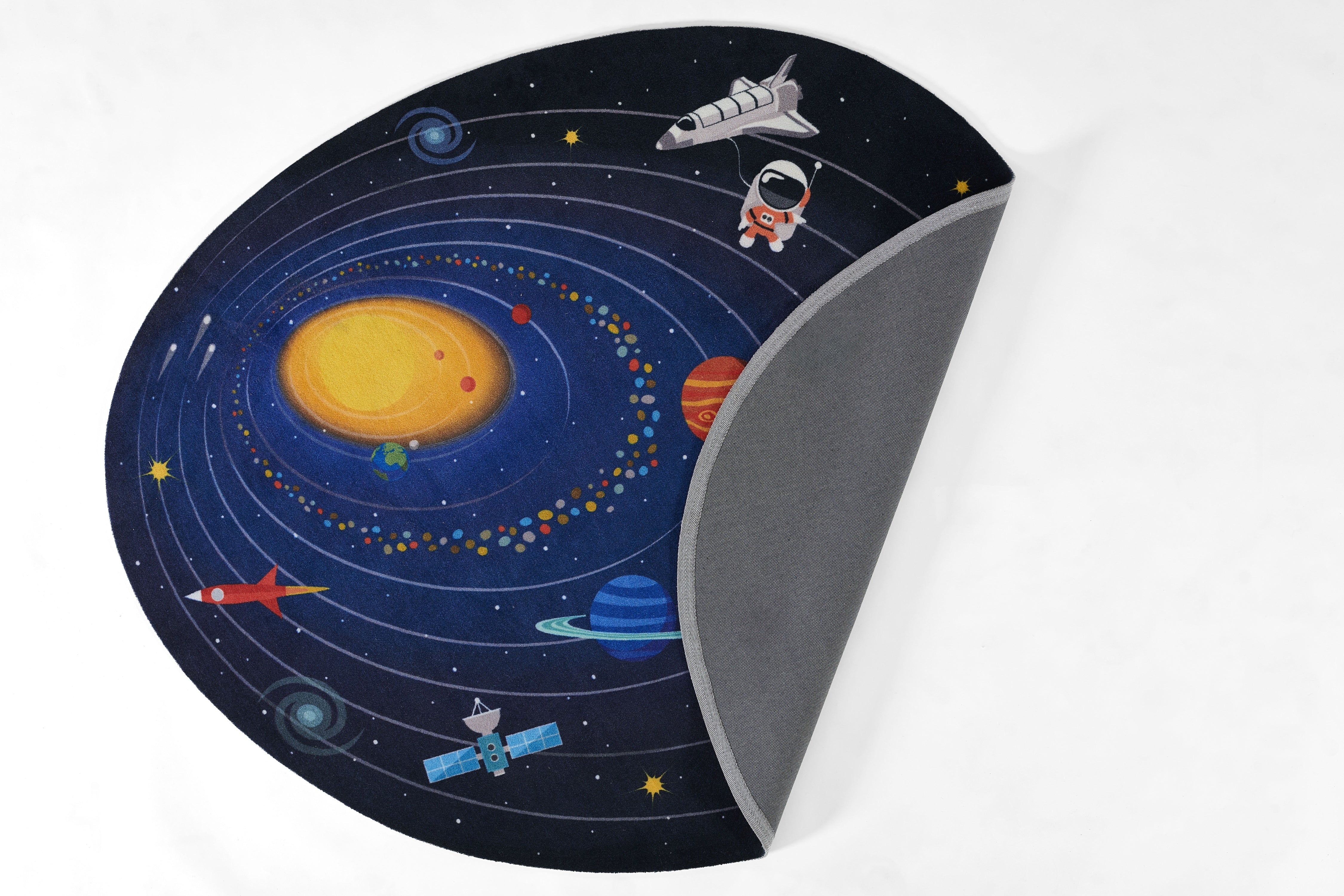 Momeni Playground PLY-4 Space Blue Kid Rug