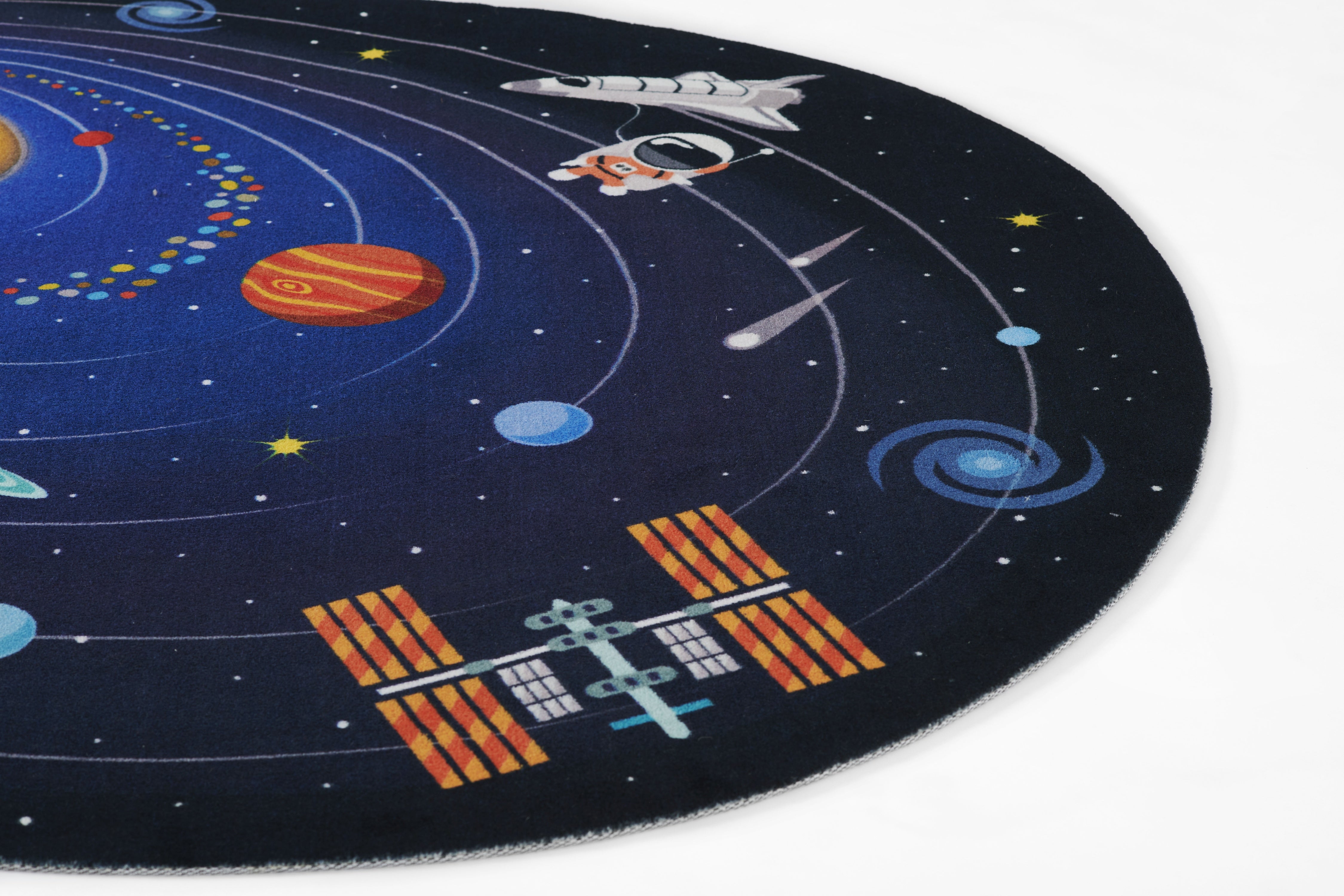 Momeni Playground PLY-4 Space Blue Kid Rug