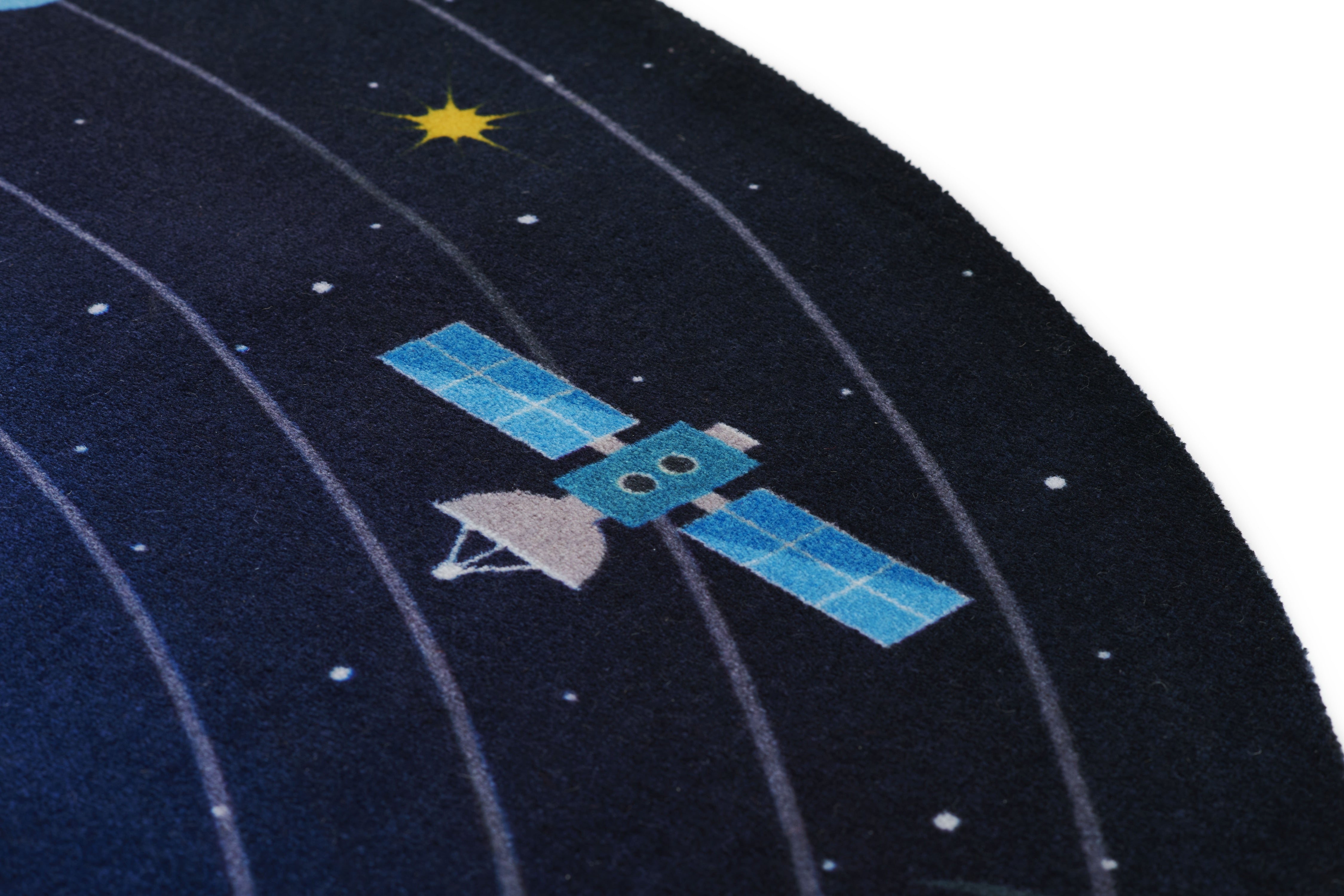 Momeni Playground PLY-4 Space Blue Kid Rug