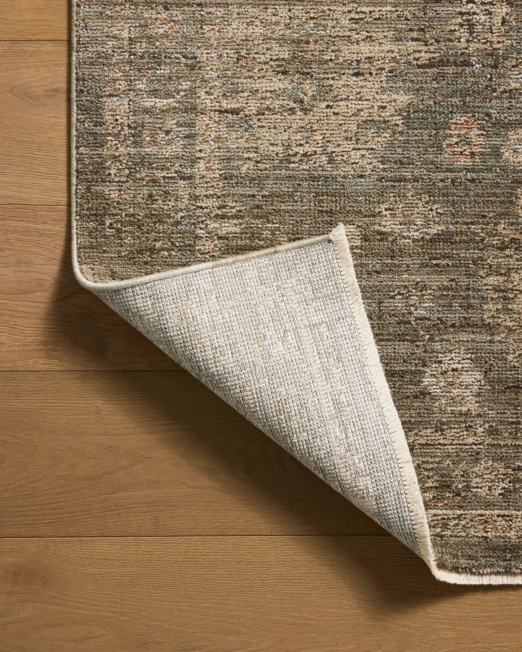Priscilla PRL-02 Olive / Sand Area Rug by Loloi