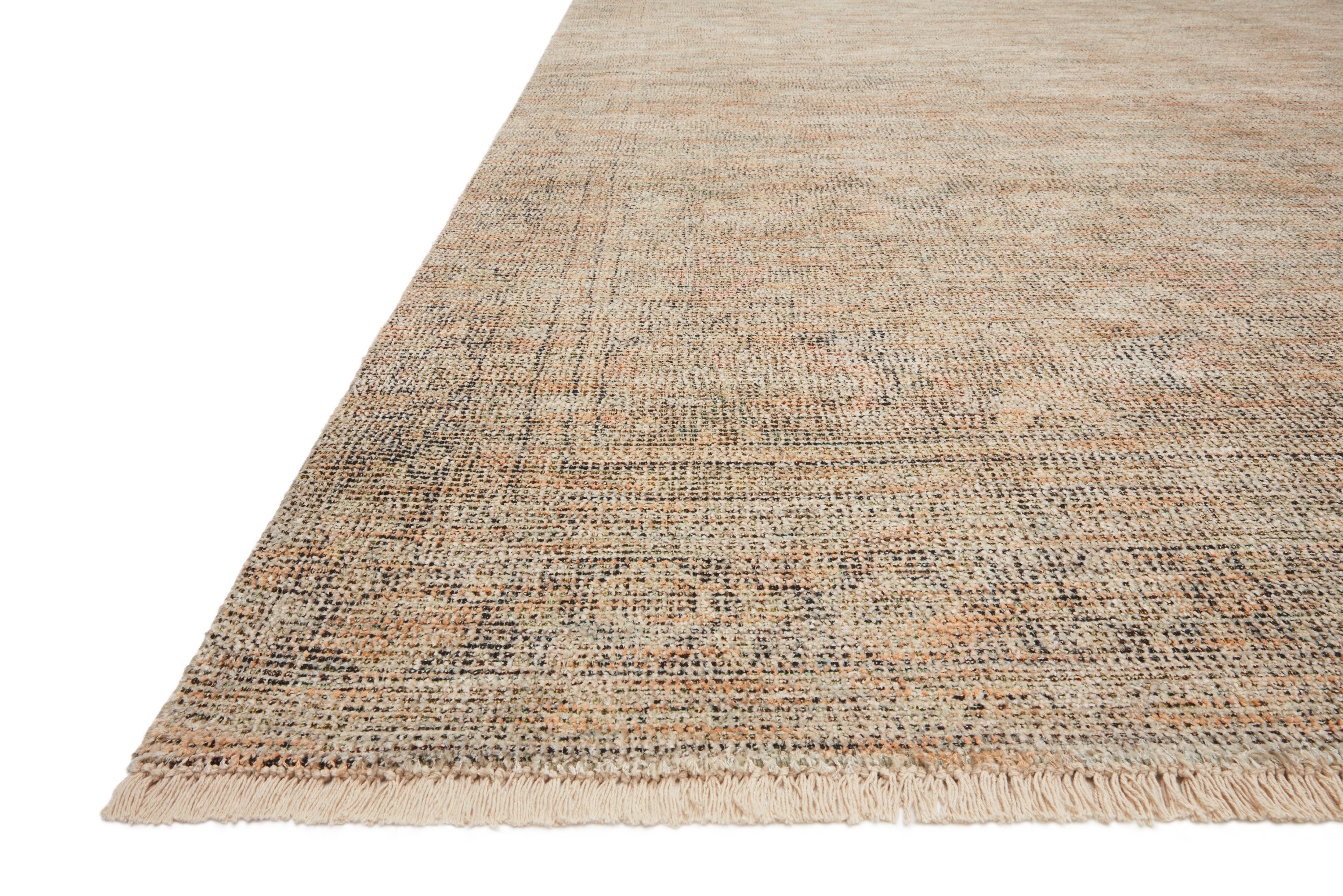 Priya PRY-03 hand-woven Olive and Graphite area rug, sophisticated tonal design, GoodWeave certified