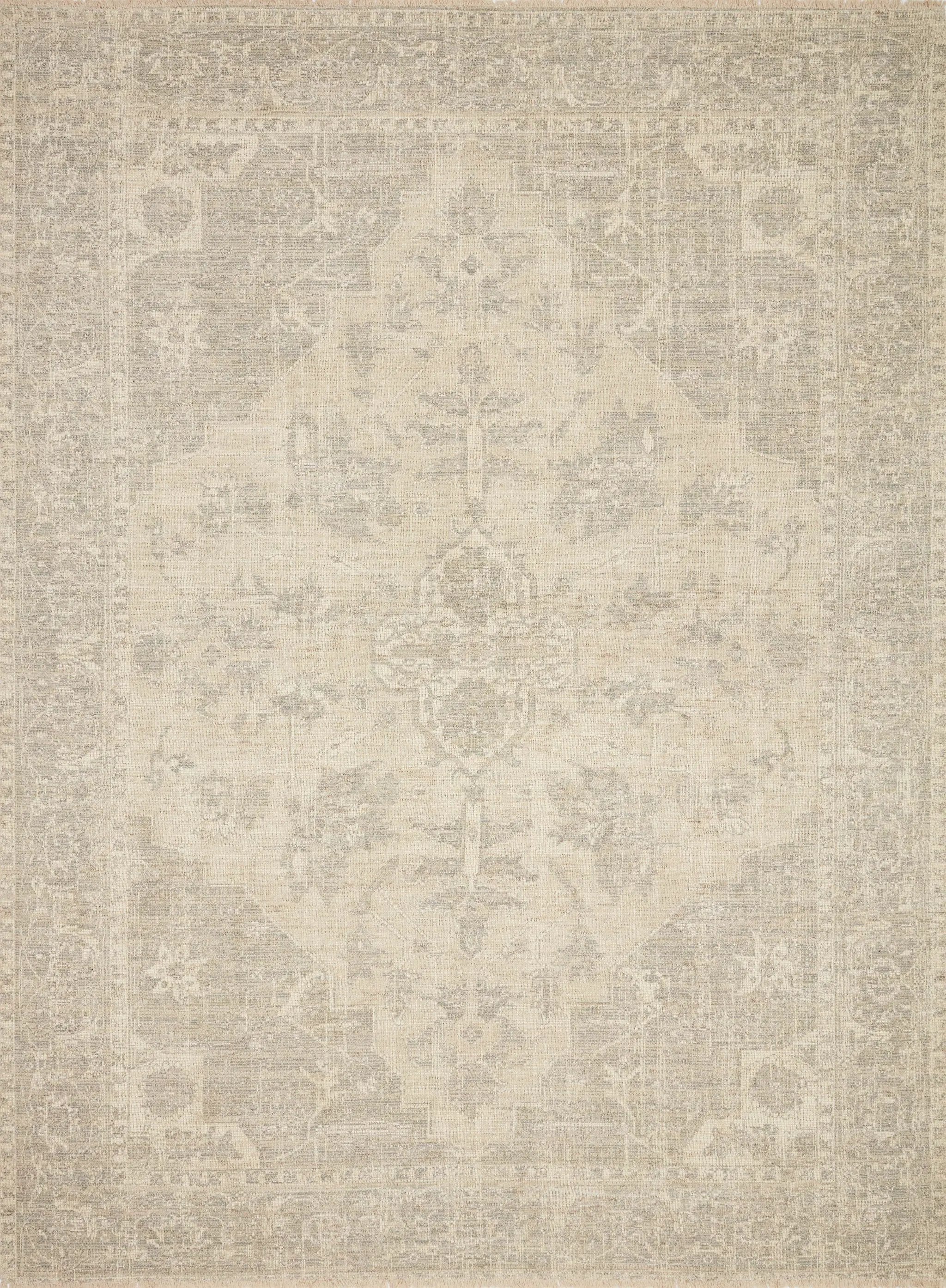 Priya PRY-04 Ivory / Grey Area Rug by Loloi