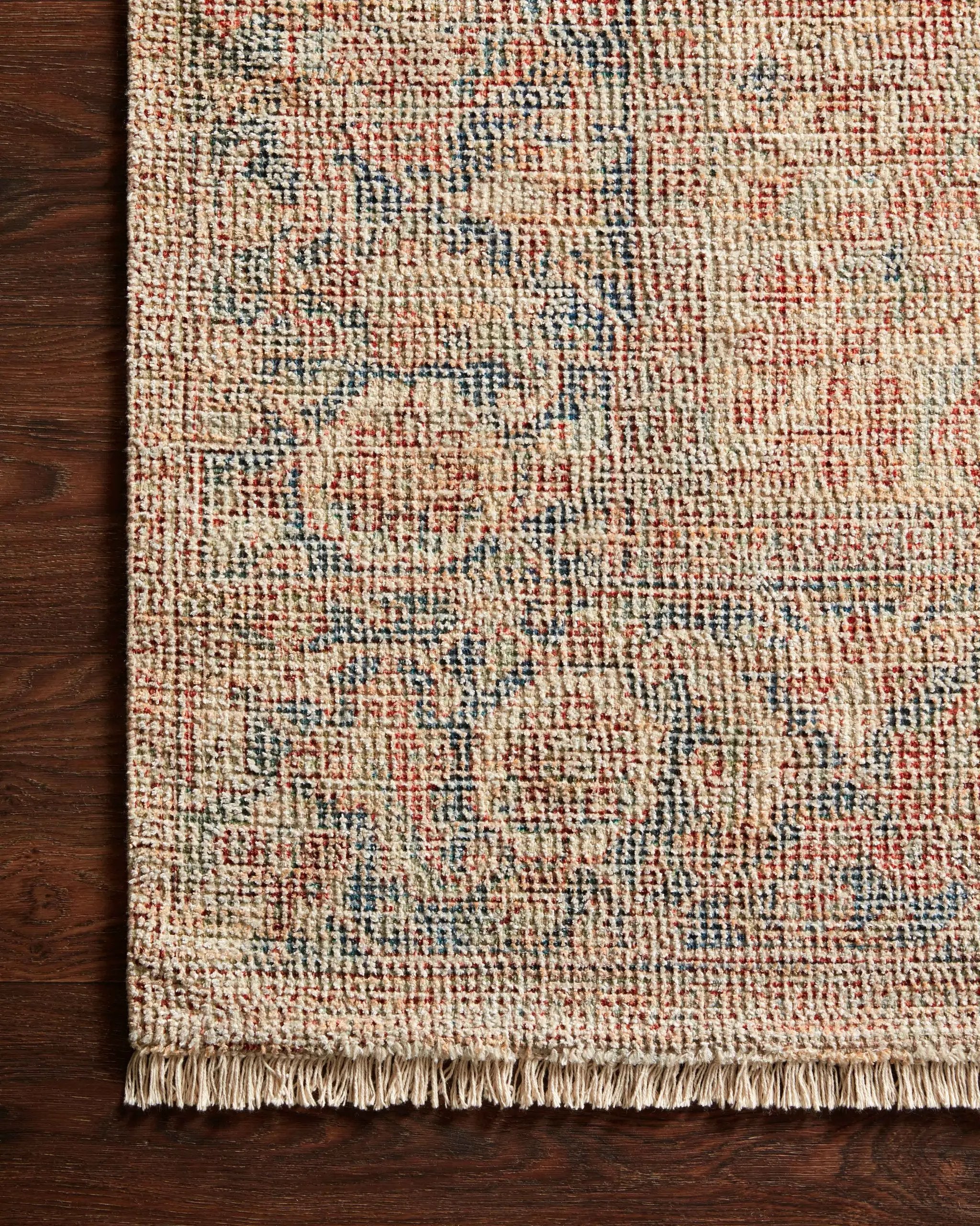 Priya PRY-07 Brick / Navy Area Rug by Loloi