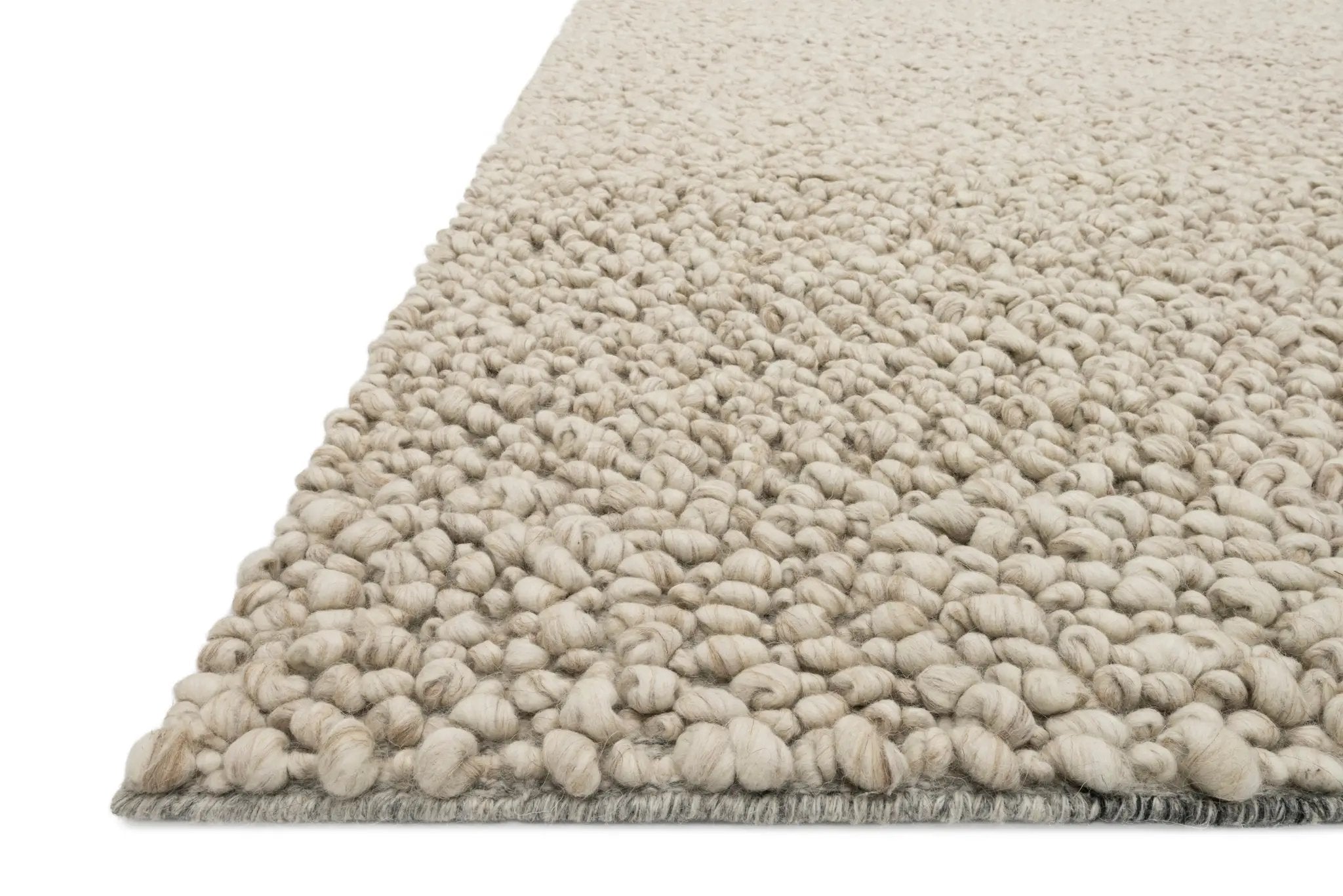 Quarry QU-01 Oatmeal Area Rug by Loloi