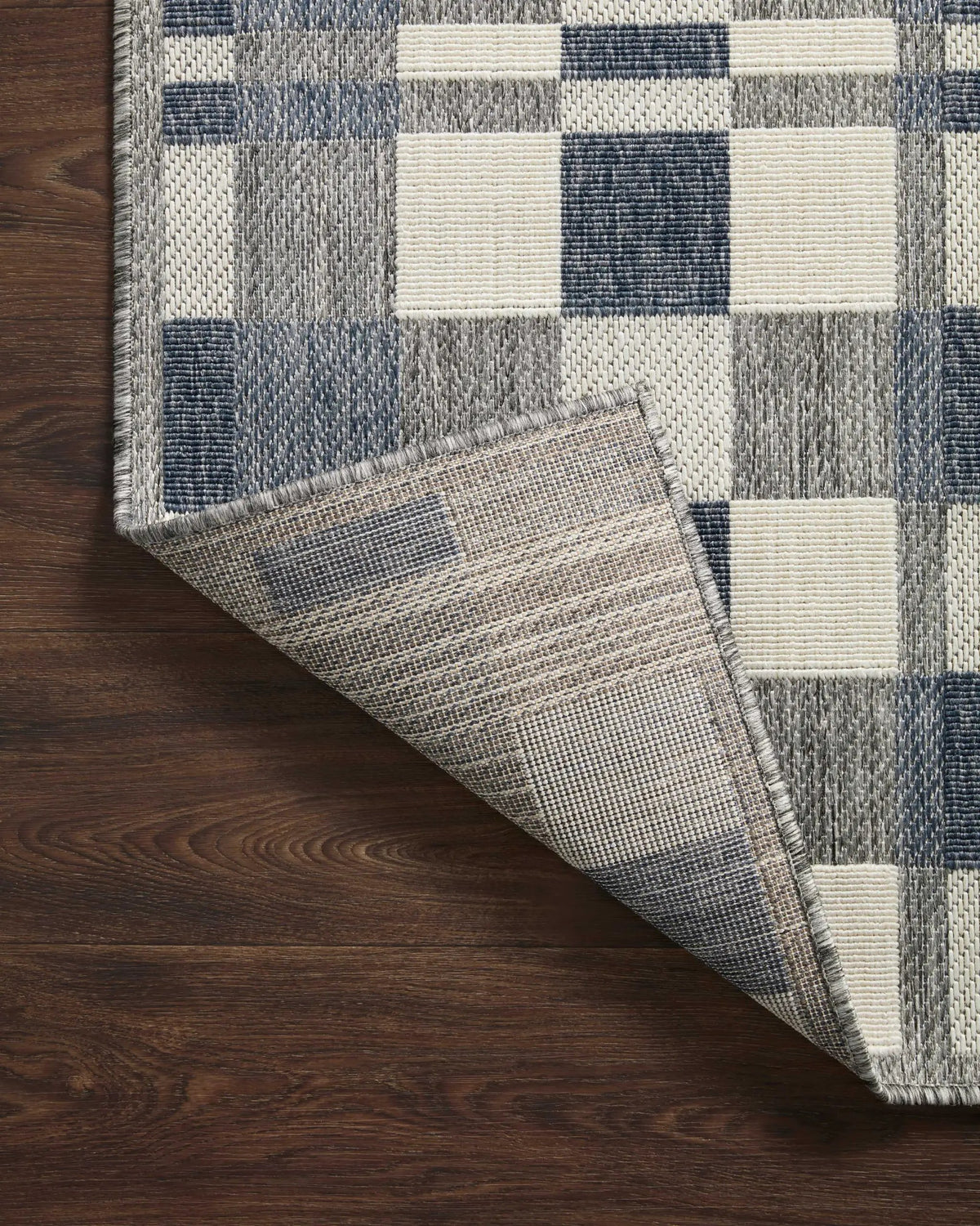 Rainier RAI-04 Ivory / Denim Area Rug by Loloi