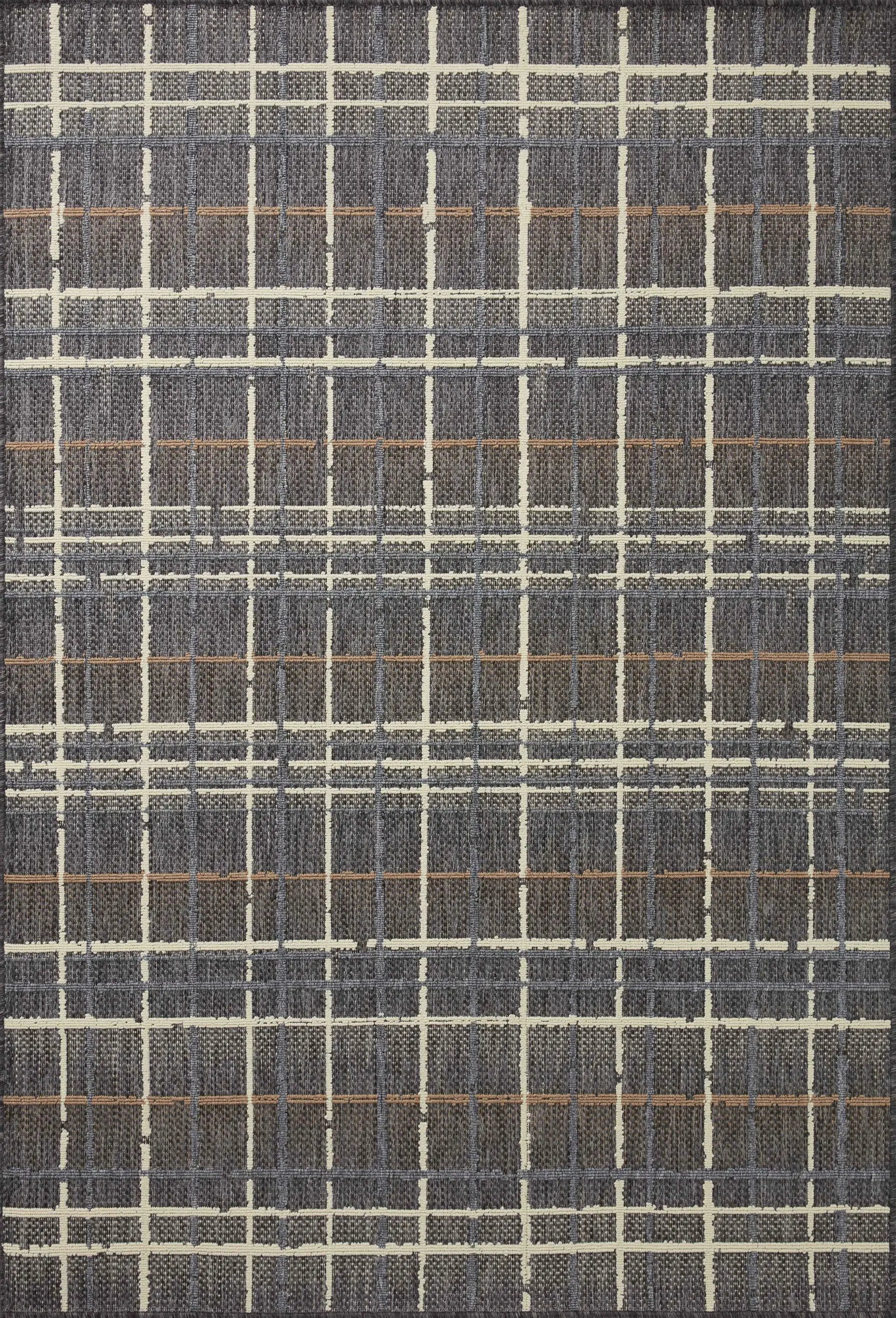 Rainier RAI-11 Charcoal / Multi Area Rug by Loloi