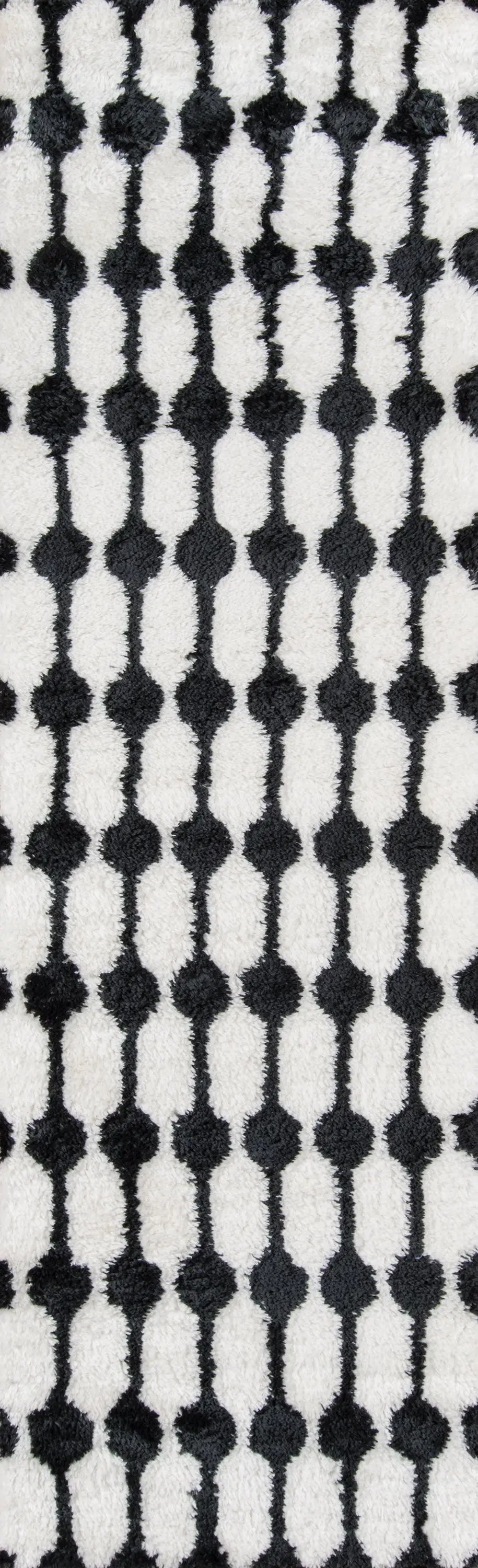 Retro RET-4 (Stockings) Black Area Rug by Novogratz by Momeni