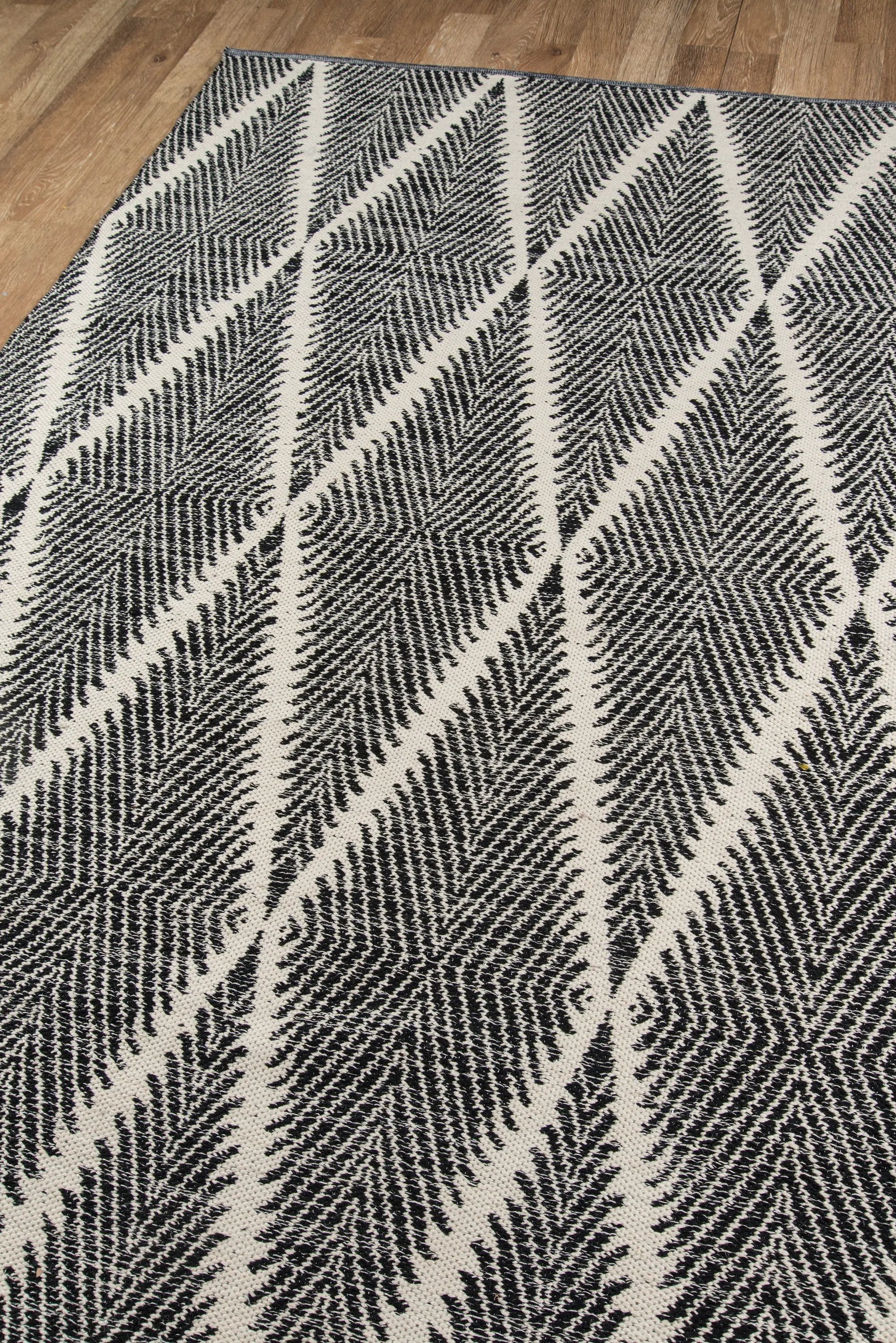 River RIV-1 (Beacon) Black Area Rug by Erin Gates by Momeni