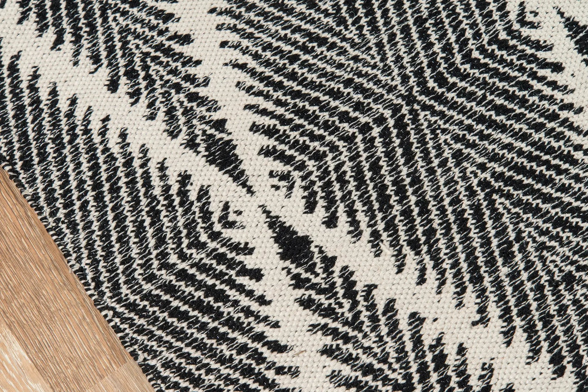River RIV-1 (Beacon) Black Area Rug by Erin Gates by Momeni