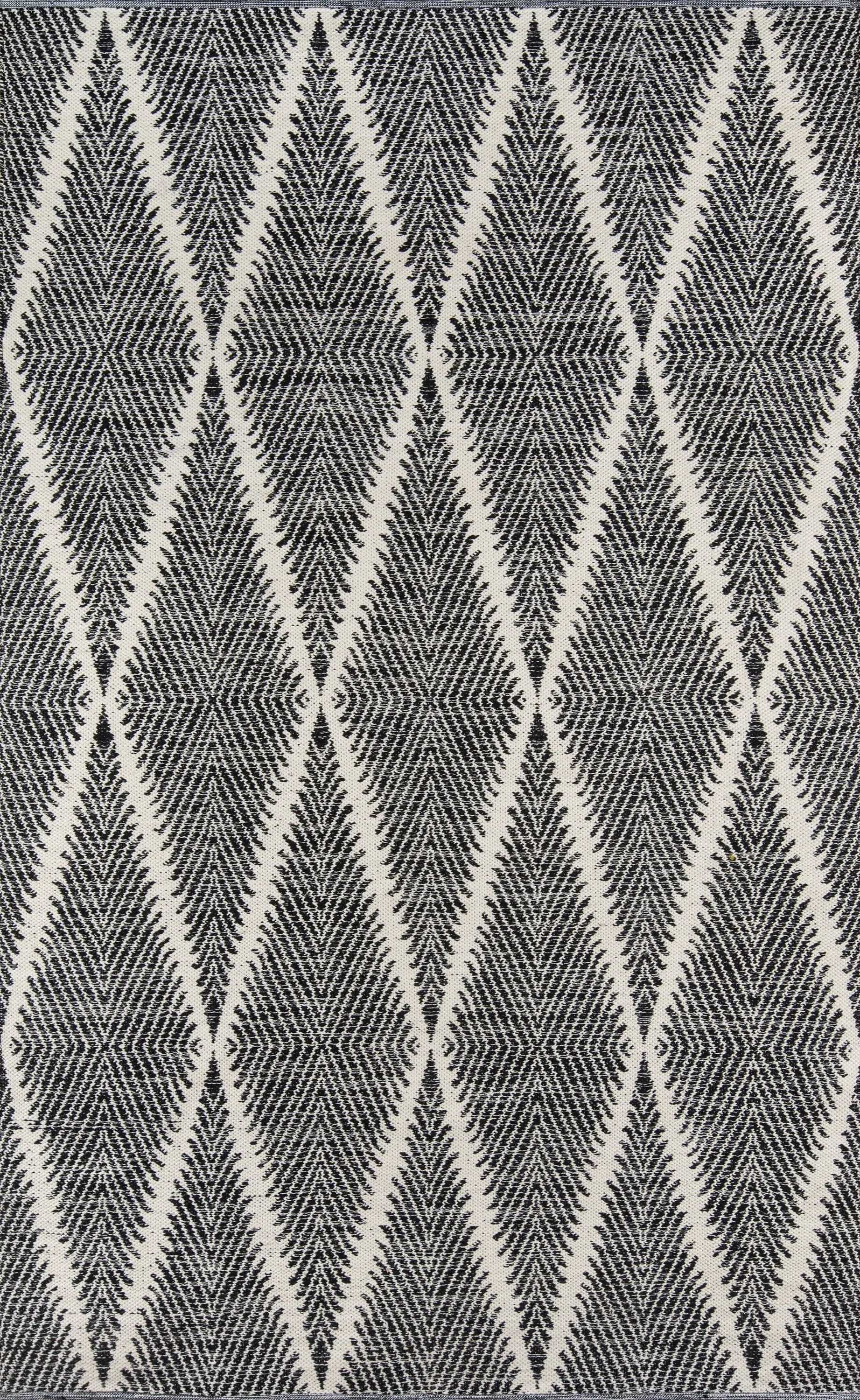 River RIV-1 (Beacon) Black Area Rug by Erin Gates by Momeni