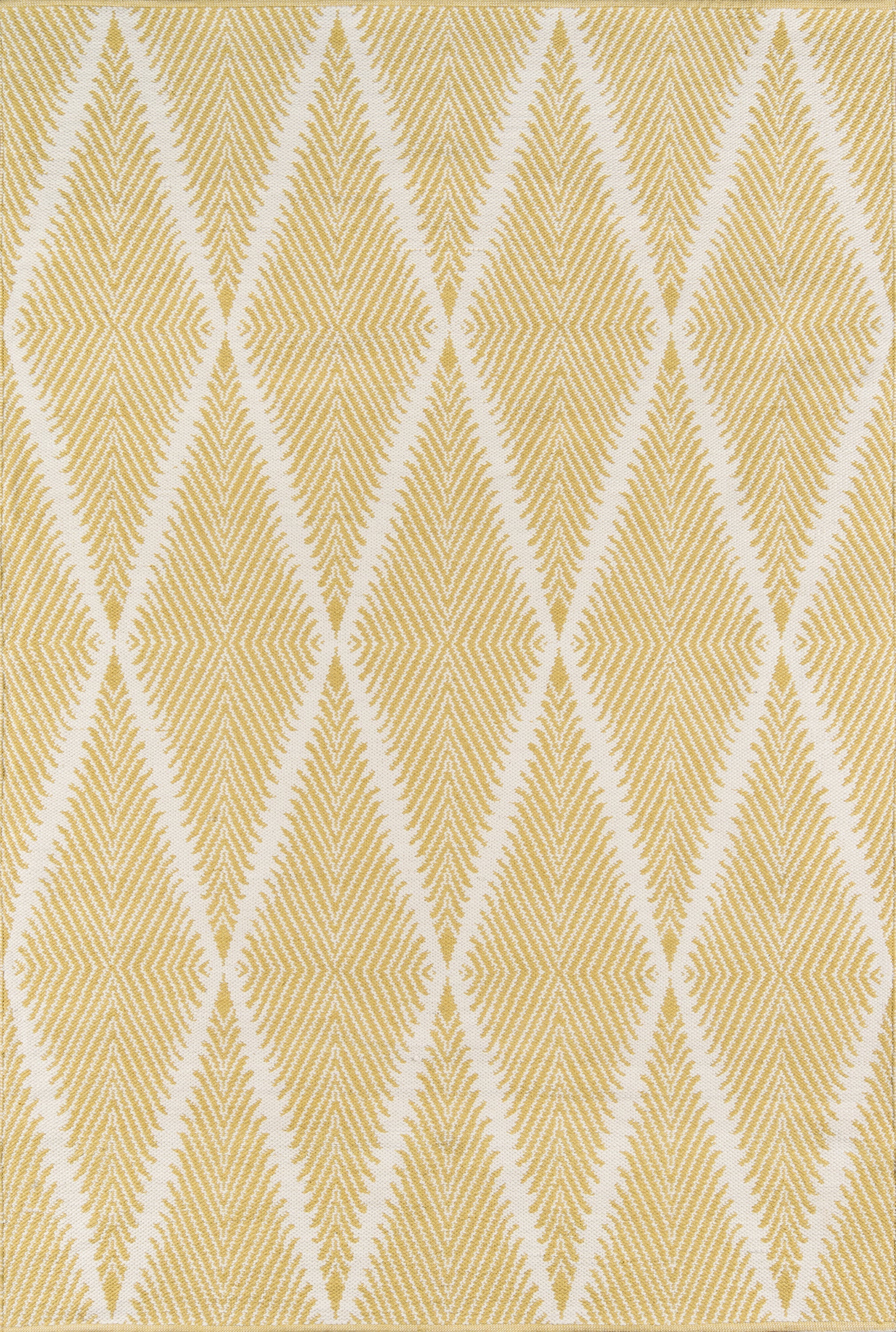 Erin Gates River RIV-1 Citron Area Rug by Momeni