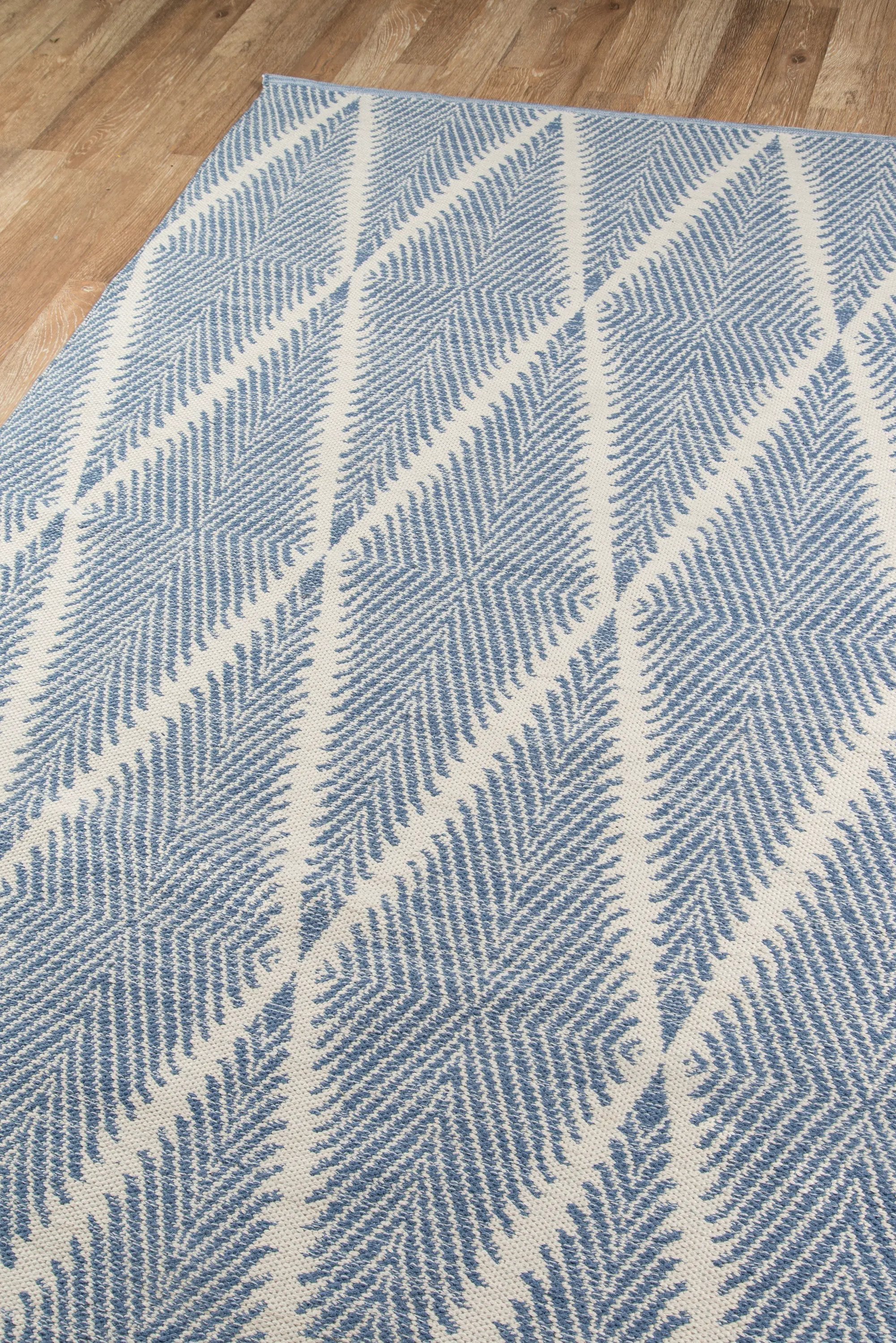 River RIV-1 (Beacon) Denim Area Rug by Erin Gates by Momeni