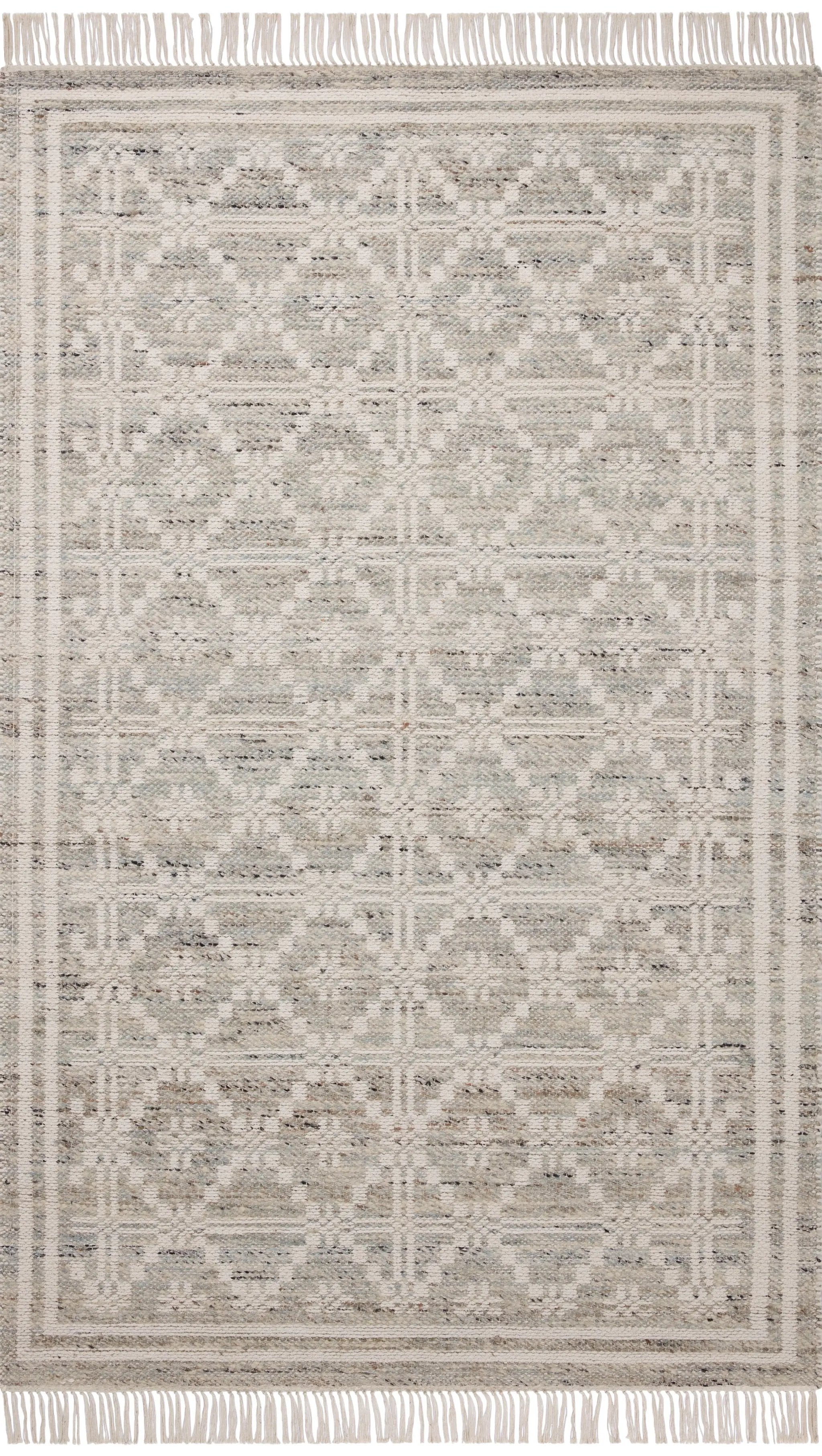 Rivers RIV-02 Lagoon / Ivory Area Rug by Angela Rose x Loloi