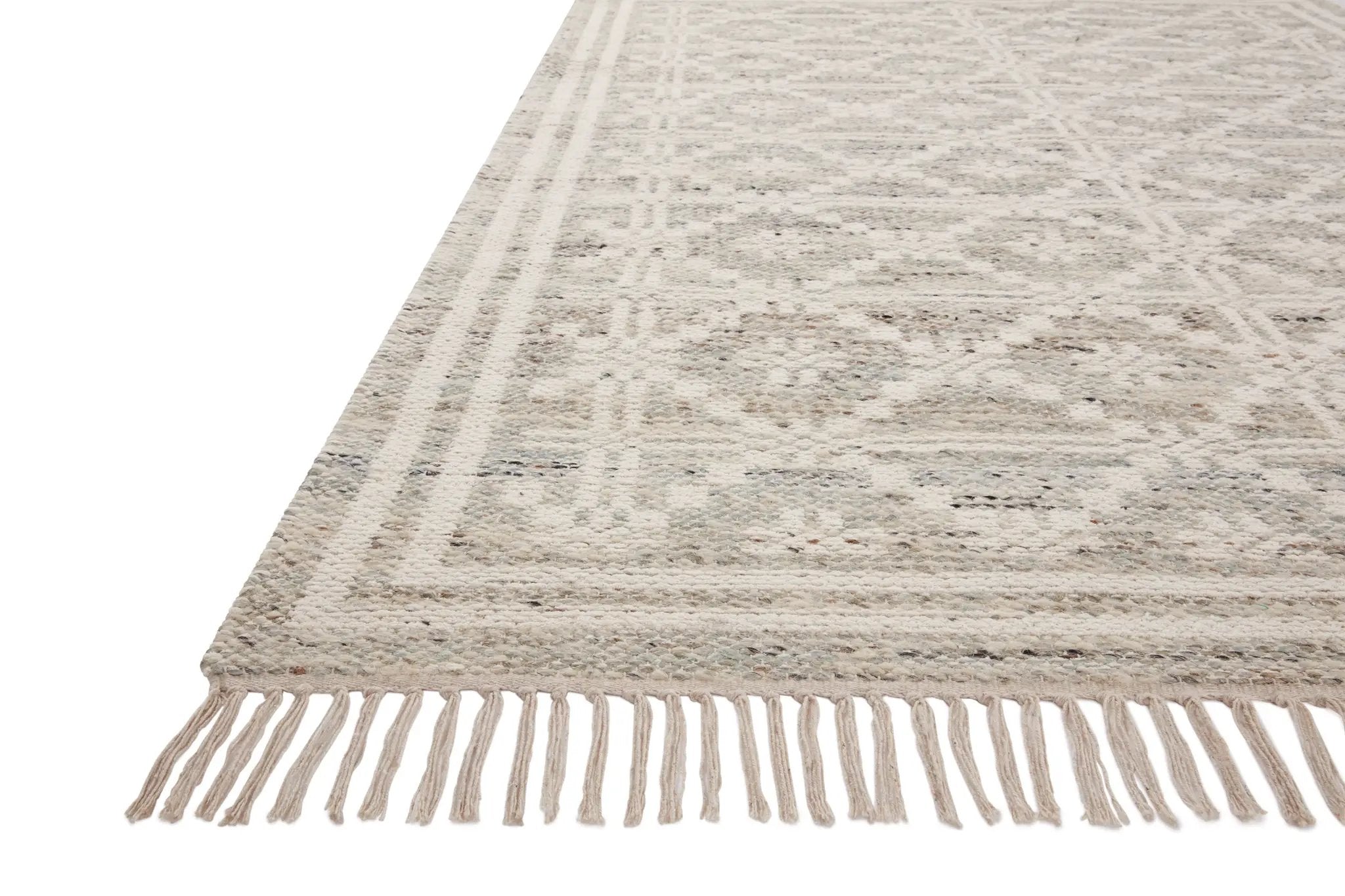 Rivers RIV-02 Lagoon / Ivory Area Rug by Angela Rose x Loloi