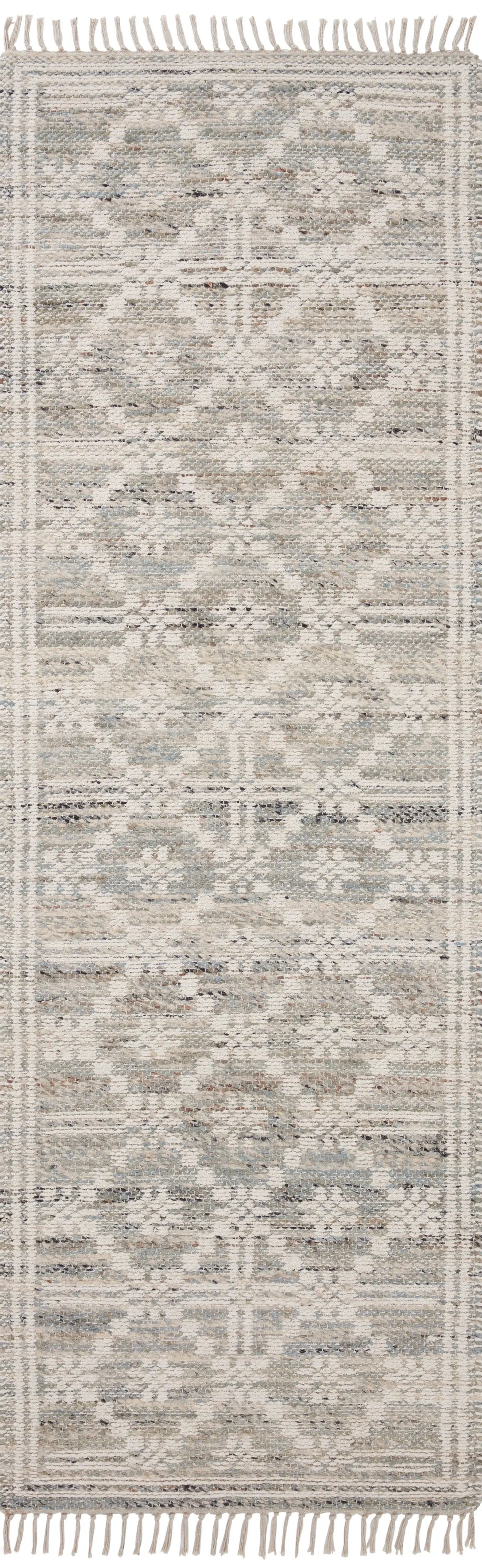 Rivers RIV-02 Lagoon / Ivory Area Rug by Angela Rose x Loloi