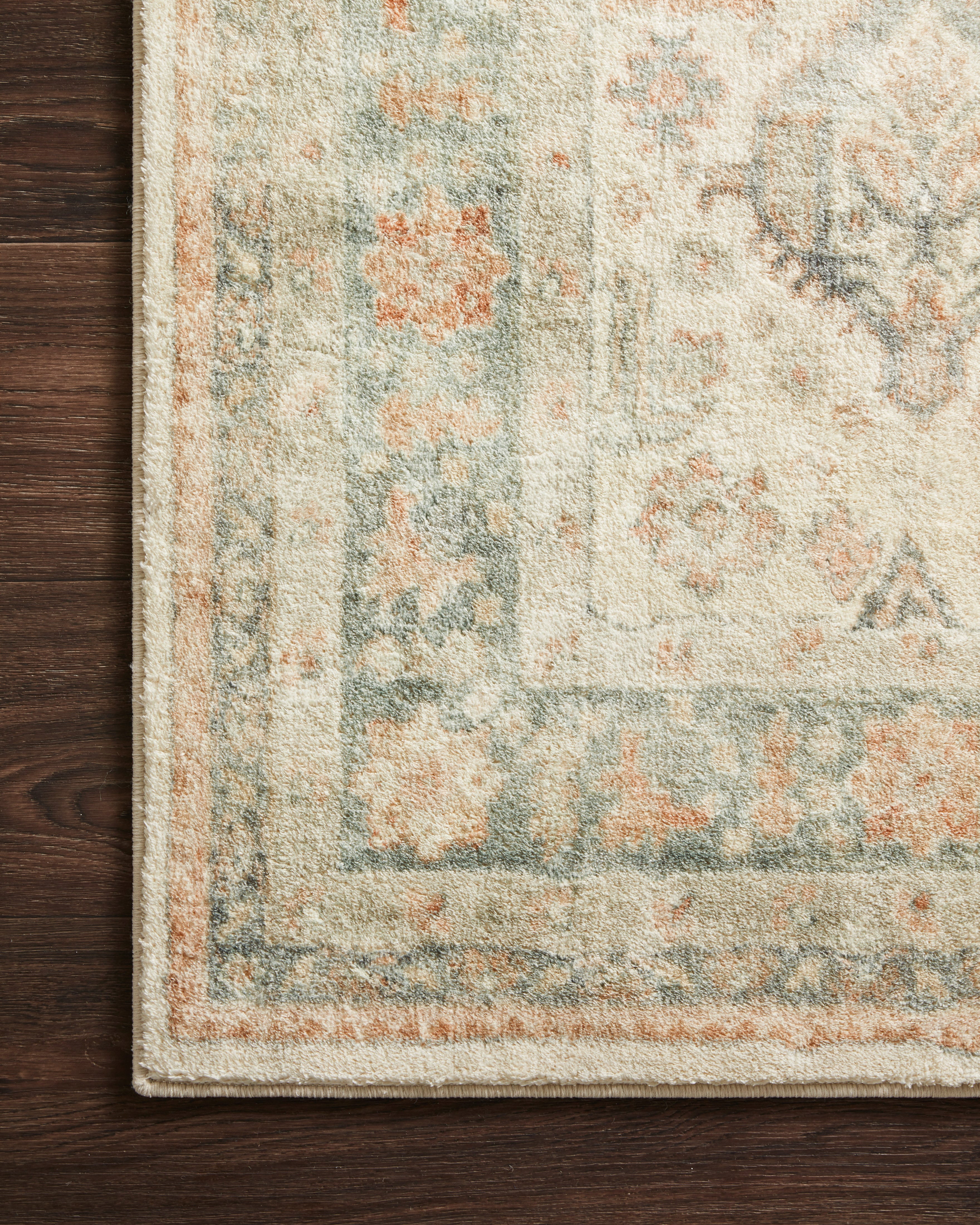 Rosette ROS-01 Beige/Multi Area Rug, with plush texture and classic beige accents.