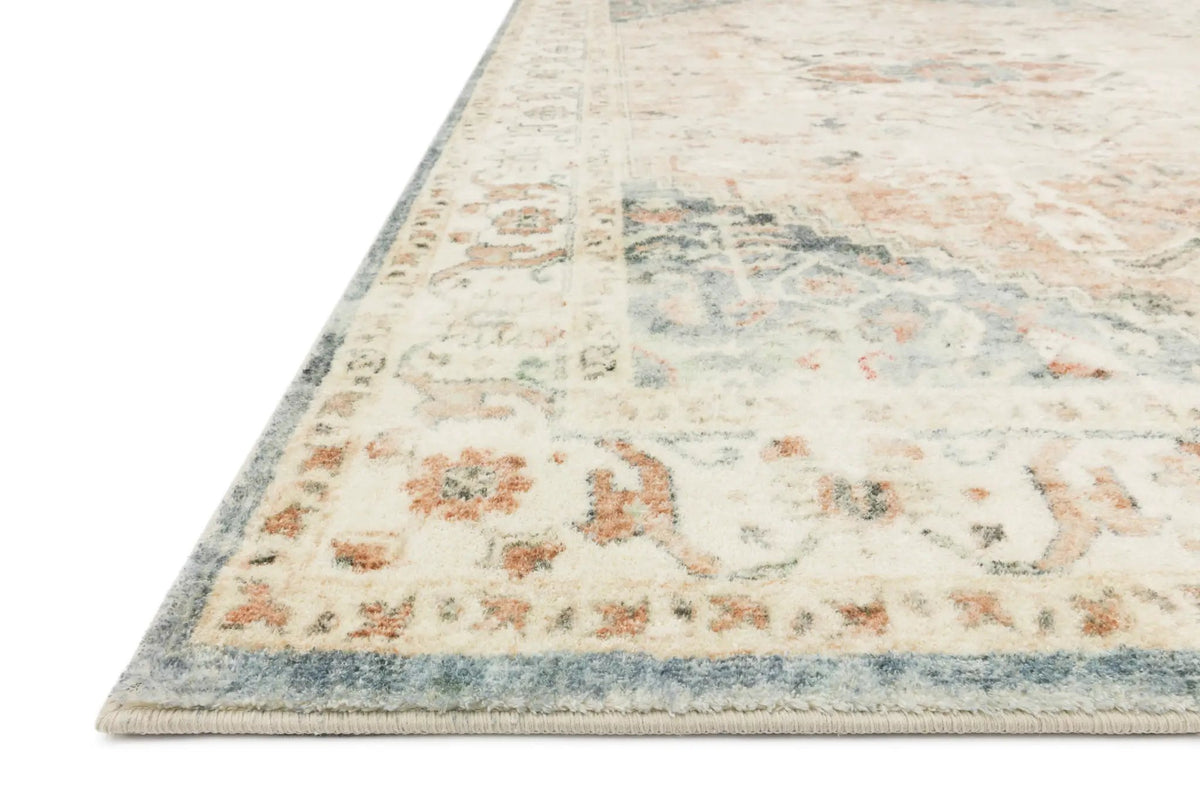 Rosette ROS-06 Clay / Ivory Area Rug by Loloi