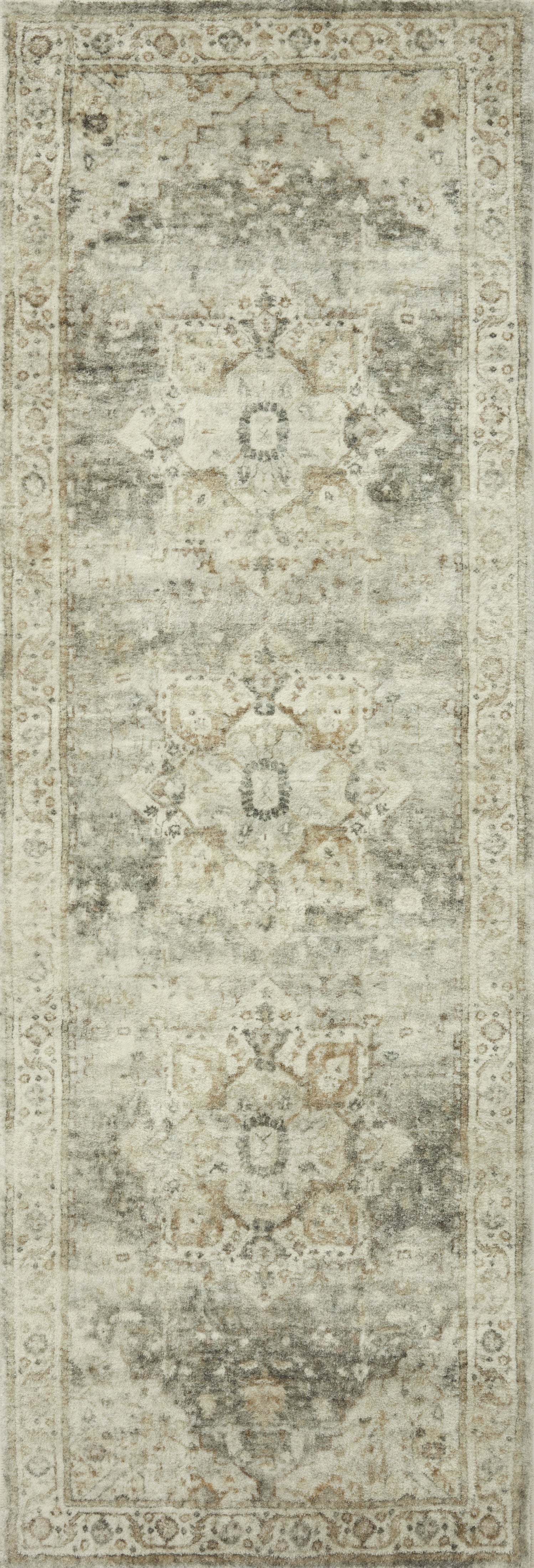 Rosette ROS-09 Sage/Beige Area Rug, soft sage and beige design.