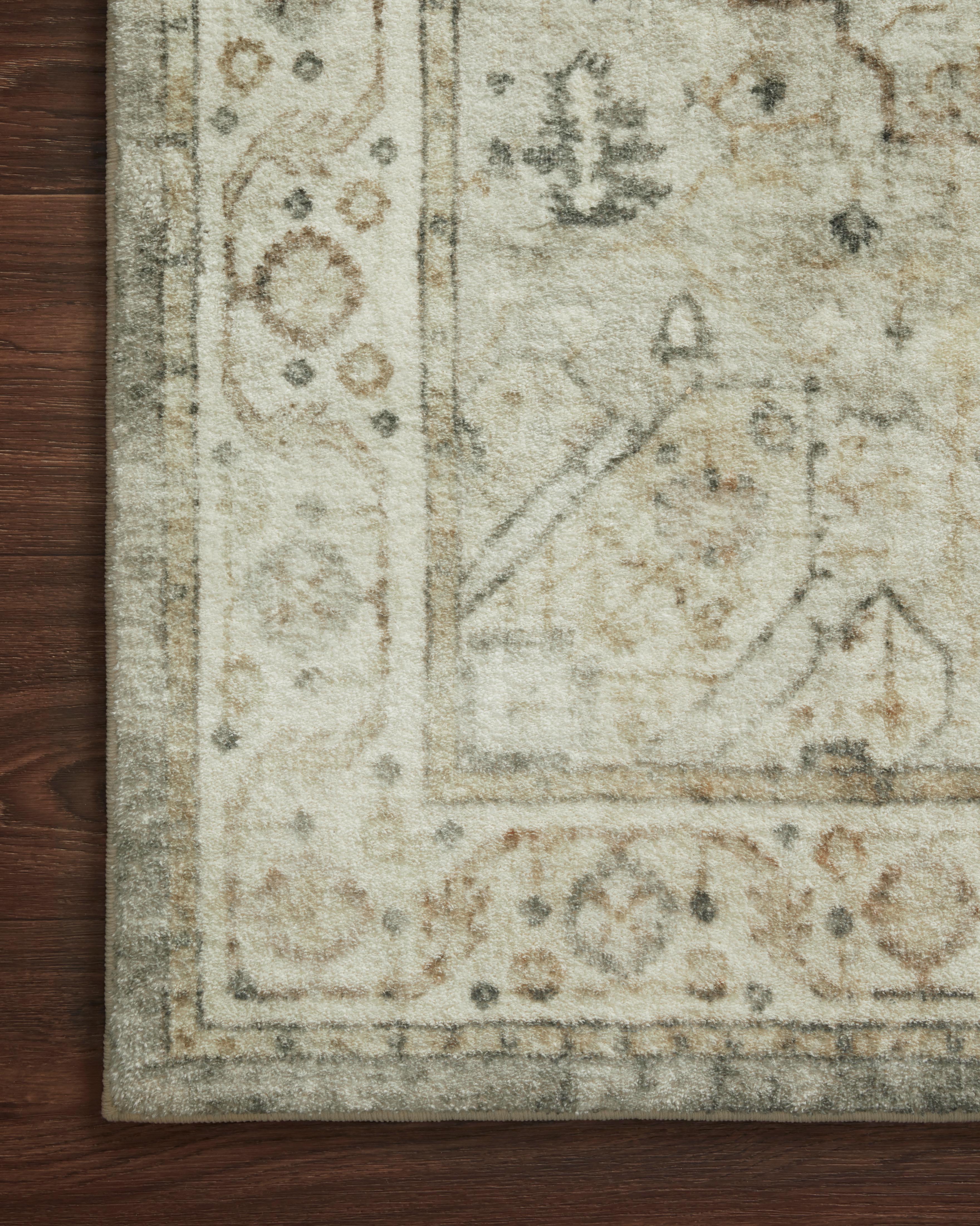 Rosette ROS-09 Sage/Beige Area Rug, soft sage and beige design.