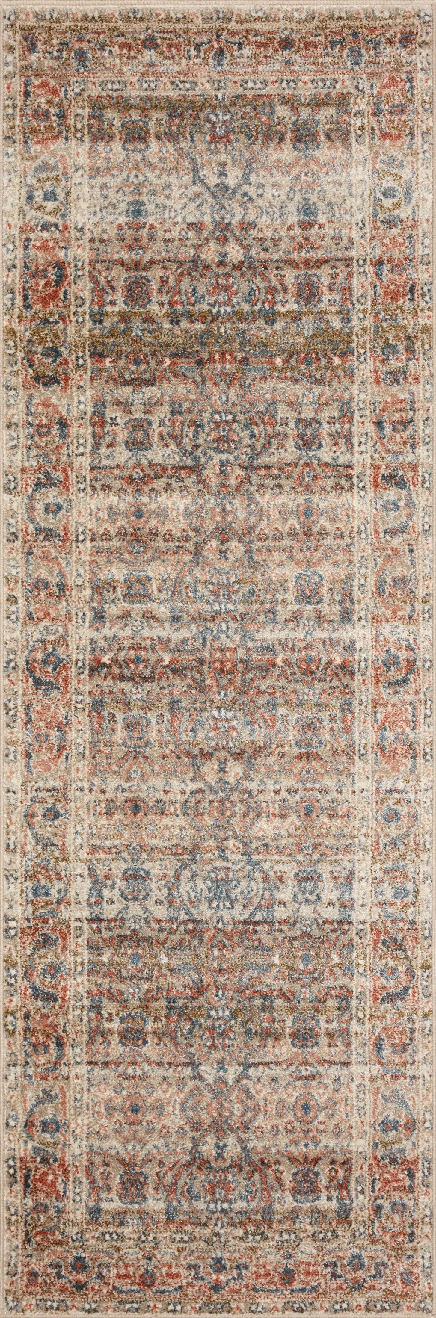 Saban SAB-05 Sand / Rust Area Rug by Loloi