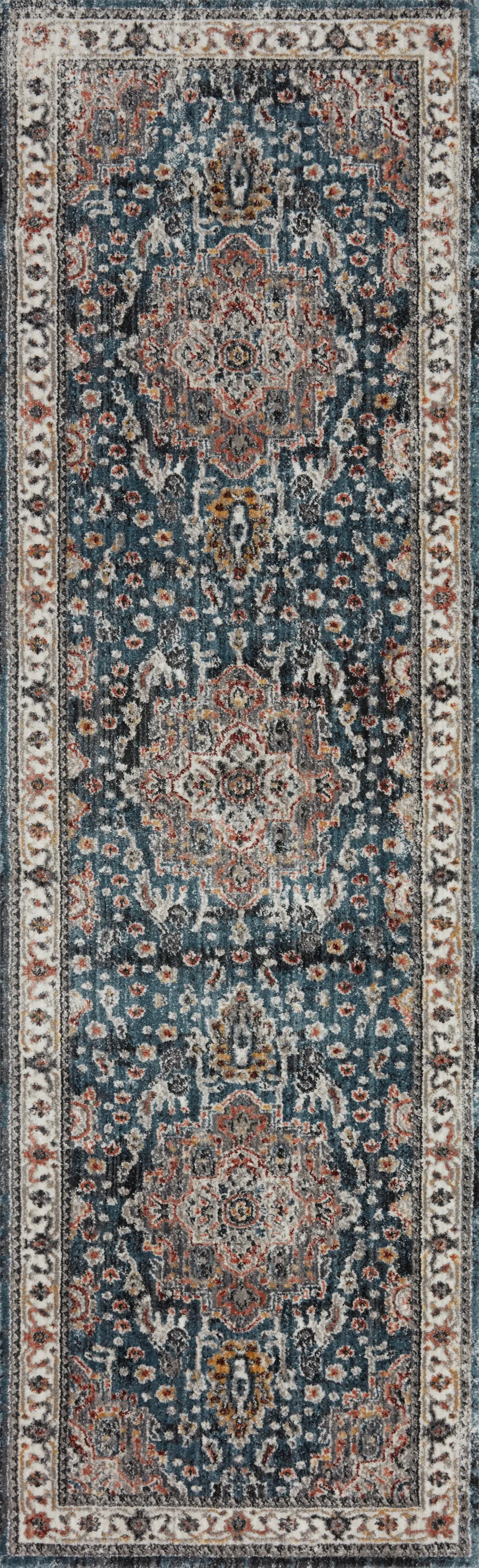 Samra SAM-04 Slate / Multi Area Rug by Loloi