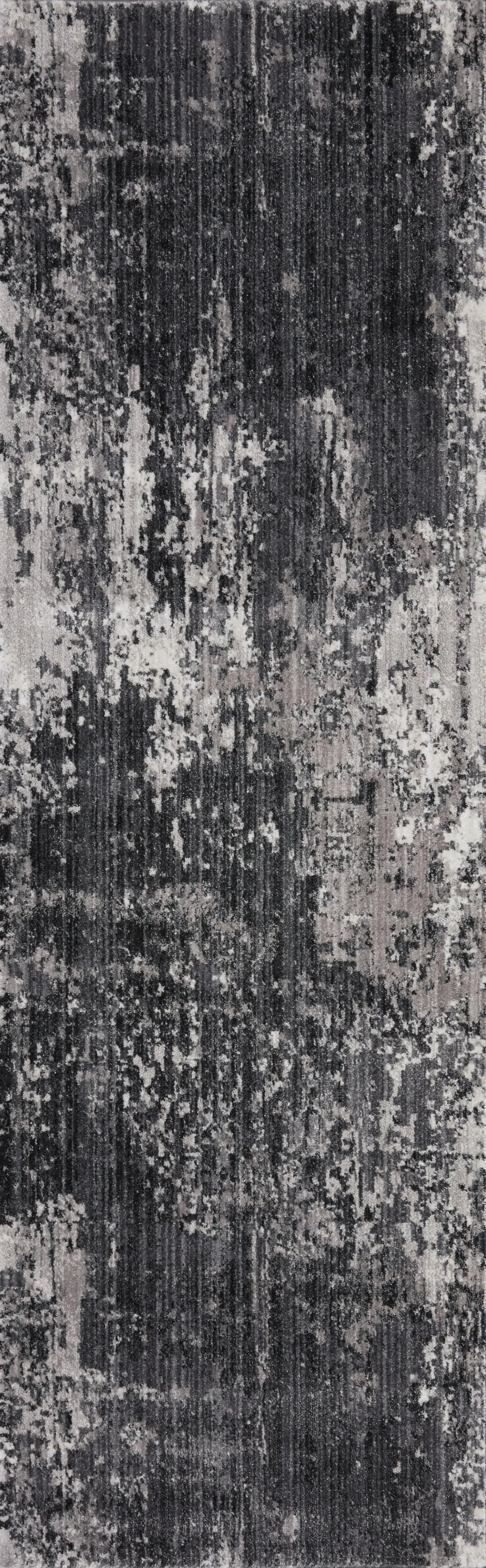 Samra SAM-06 Charcoal / Silver Area Rug by Loloi