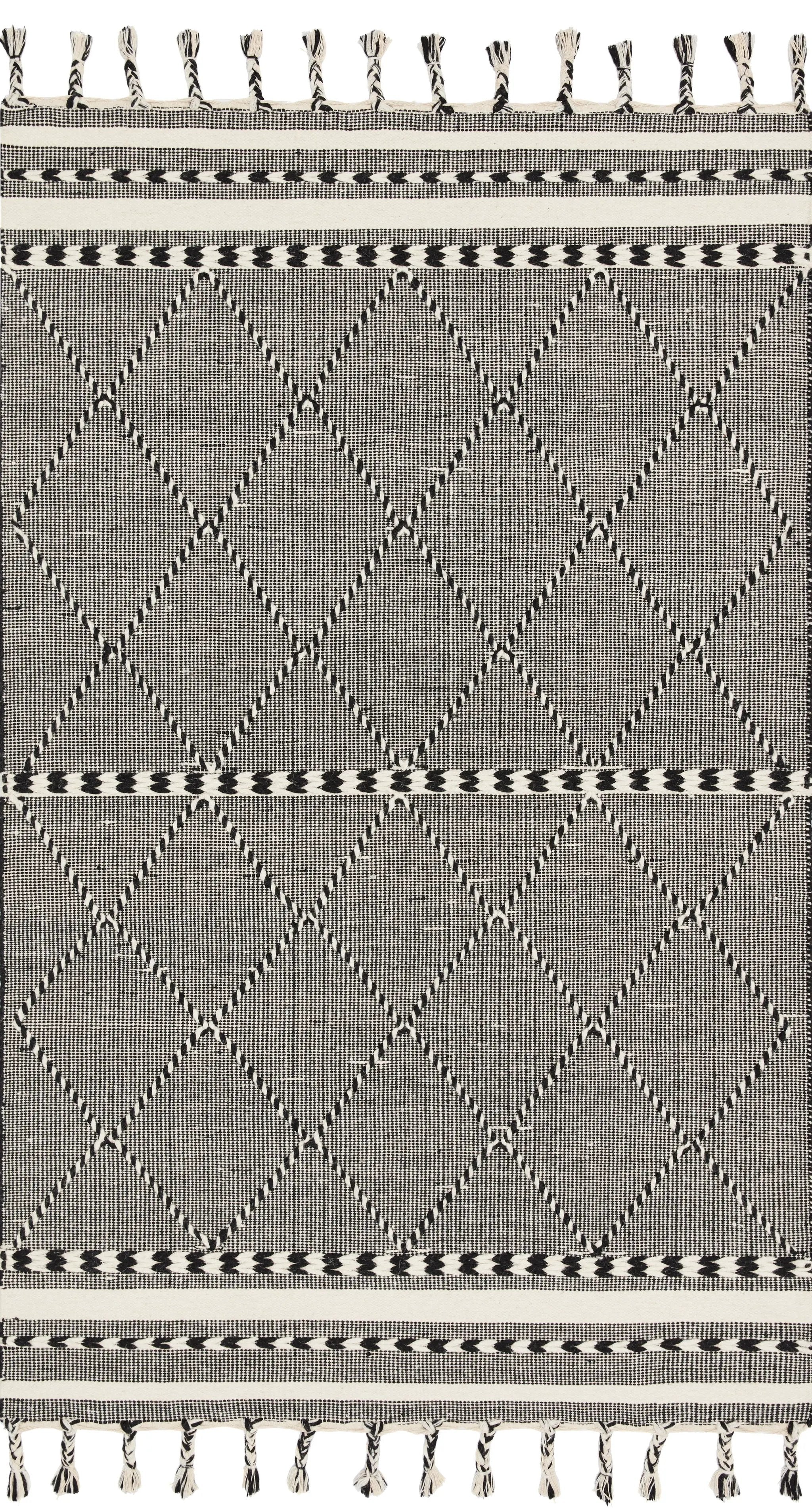 Sawyer SAW-01 Black Area Rug by Loloi