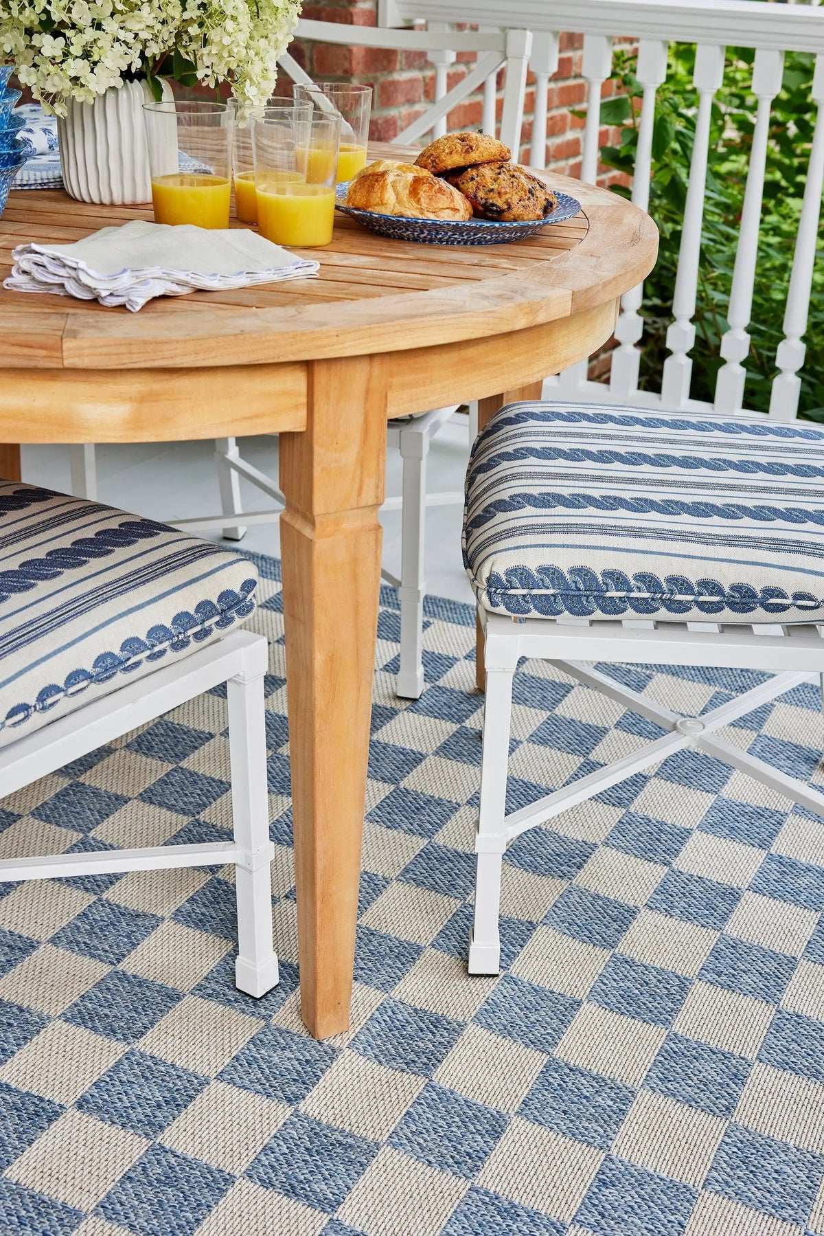 Saybrook SAY-3 (Checkered) Blue Area Rug by Erin Gates by Momeni