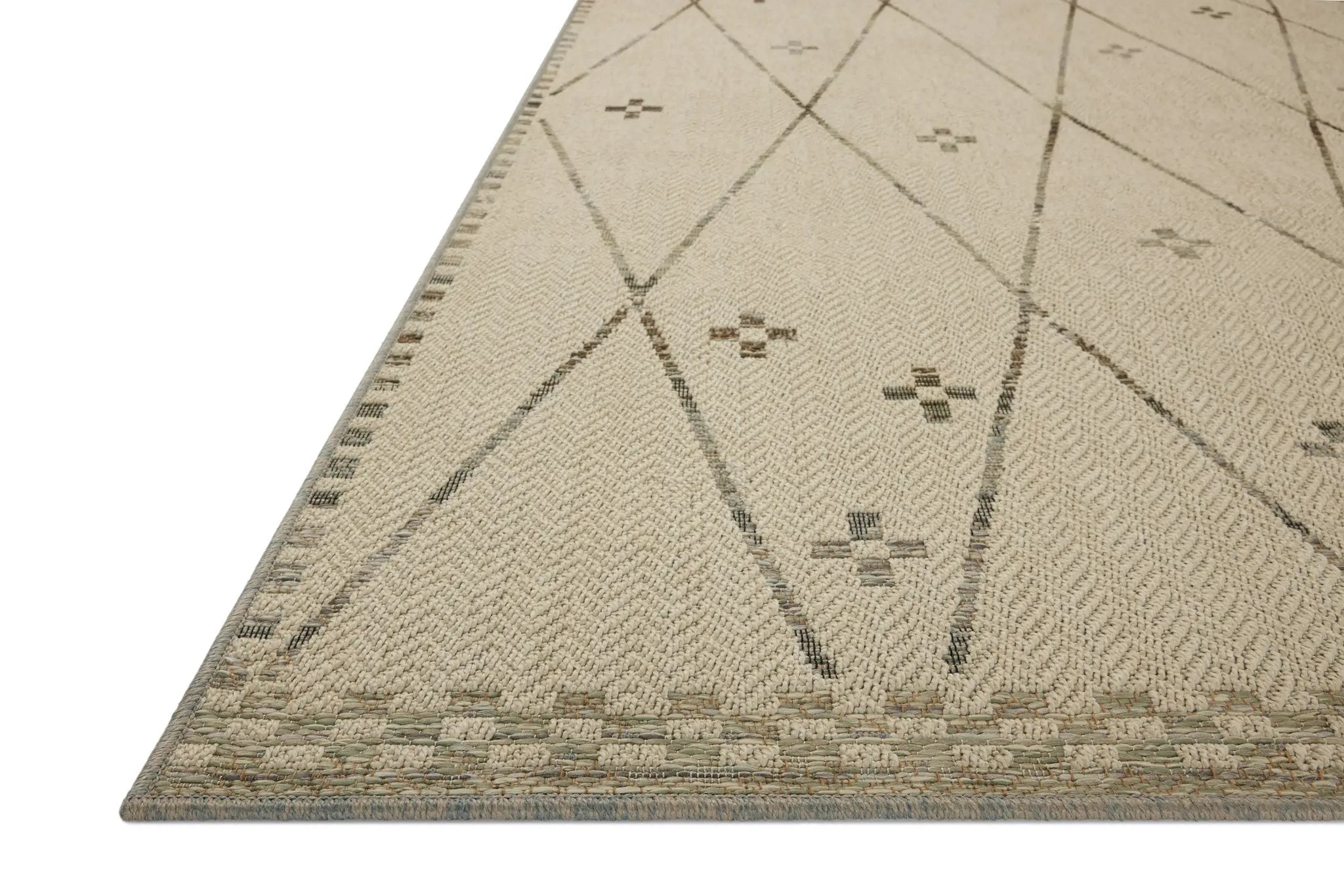 Saylor SAY-01 Ivory / Pebble Area Rug by Loloi