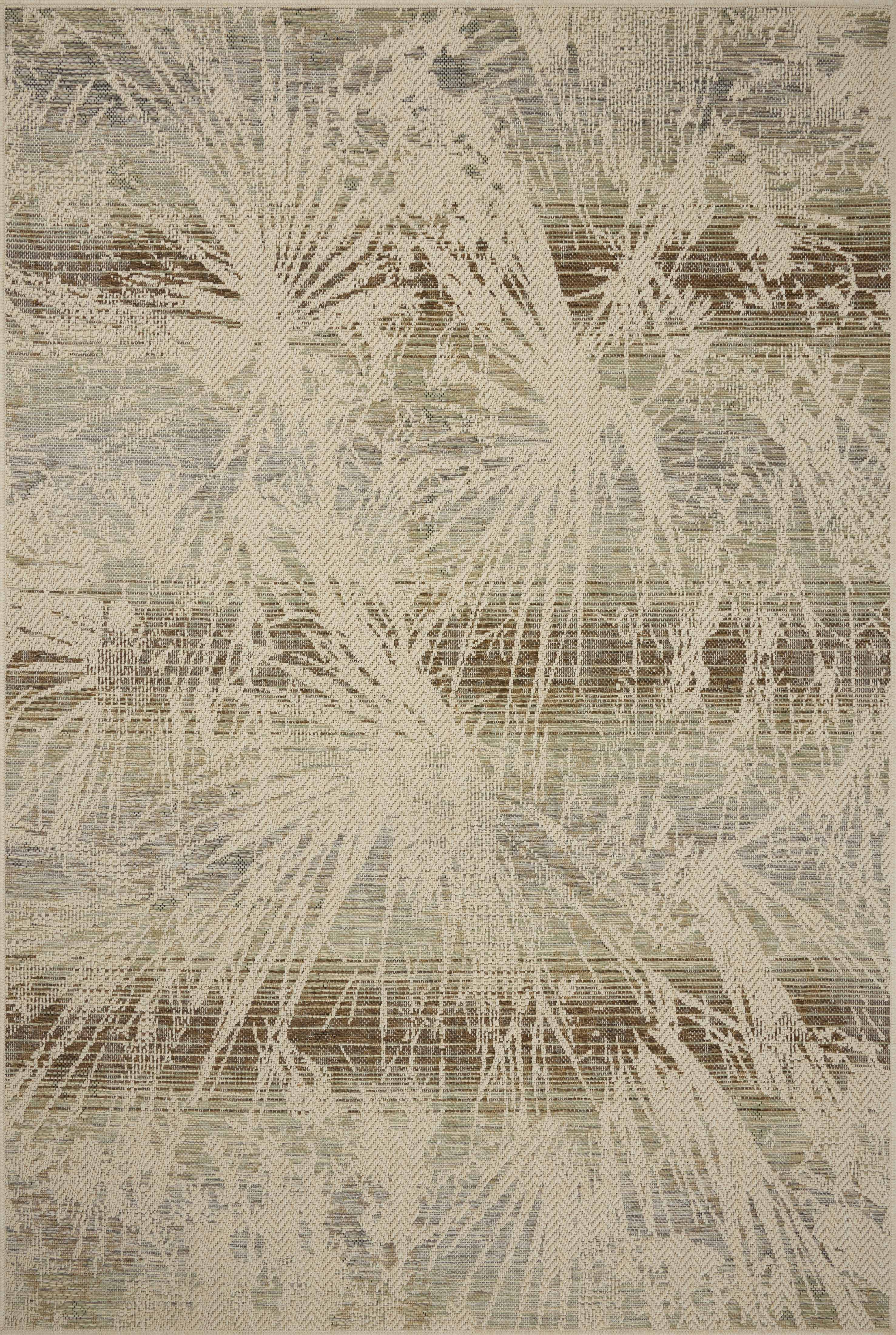 Finished in refined ivory and grounding stone tones, the Saylor SAY-10 Ivory / Stone Area Rug is a power-loomed polypropylene area rug for modern living