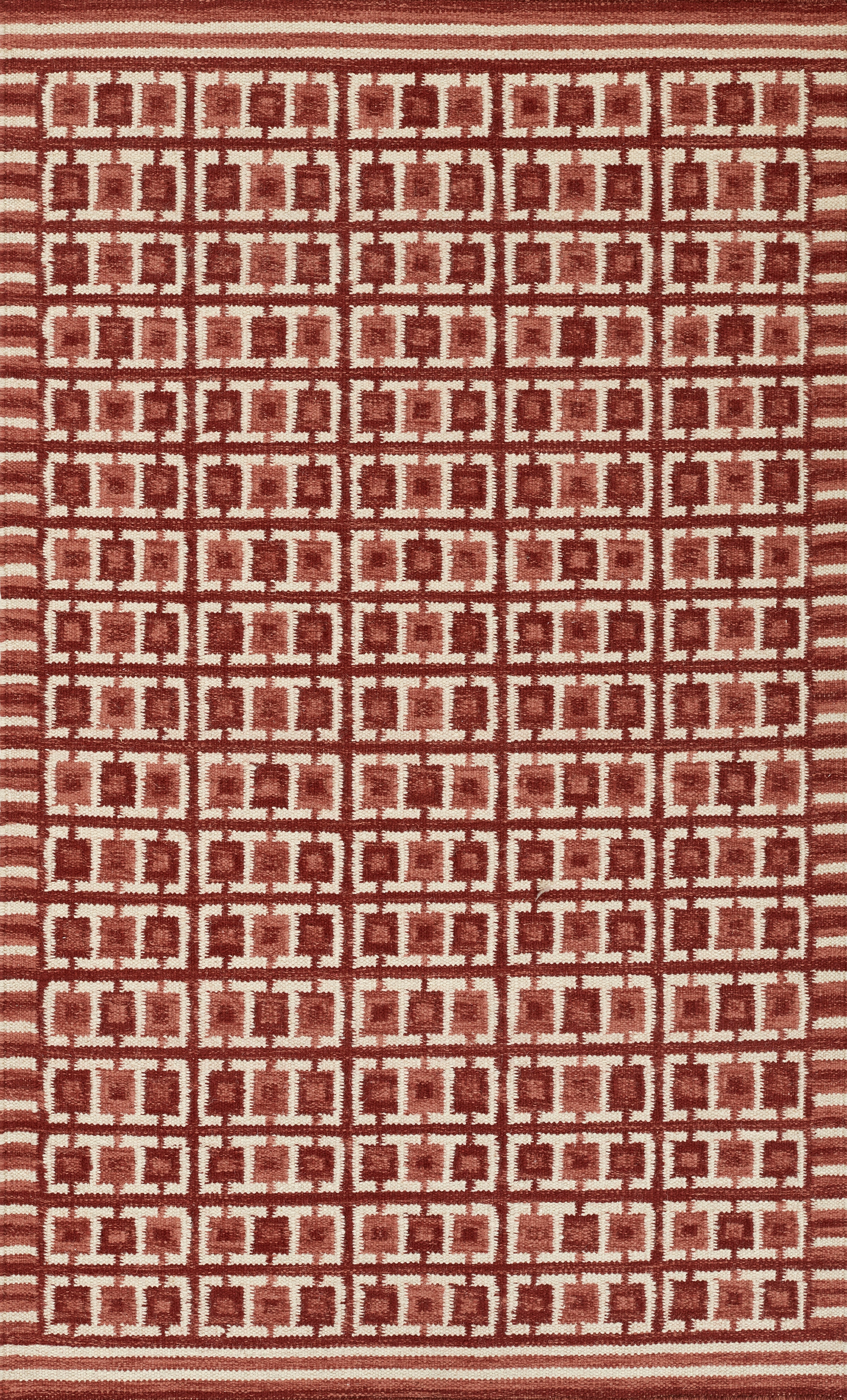 Momeni Scandi SCN-2 Red Hand Woven Area Rug