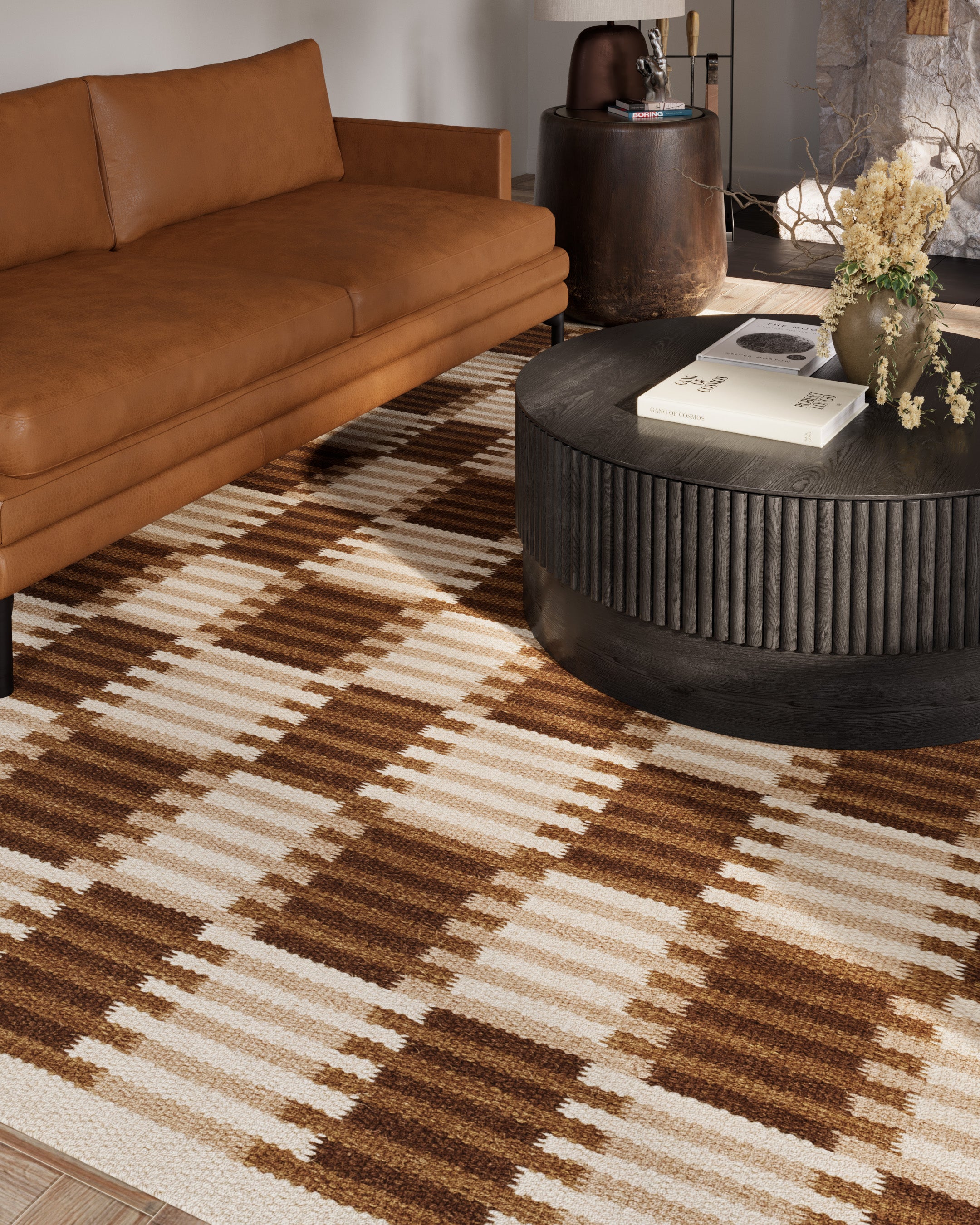 Momeni Scandi SCN-3 Brown Hand Woven Area Rug