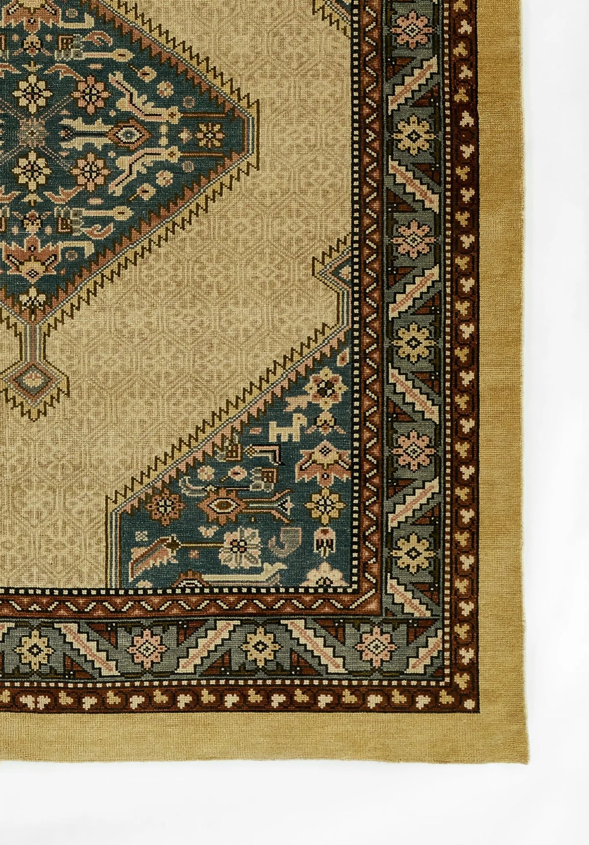 Serab SRB-1 Blue Area Rug by Momeni